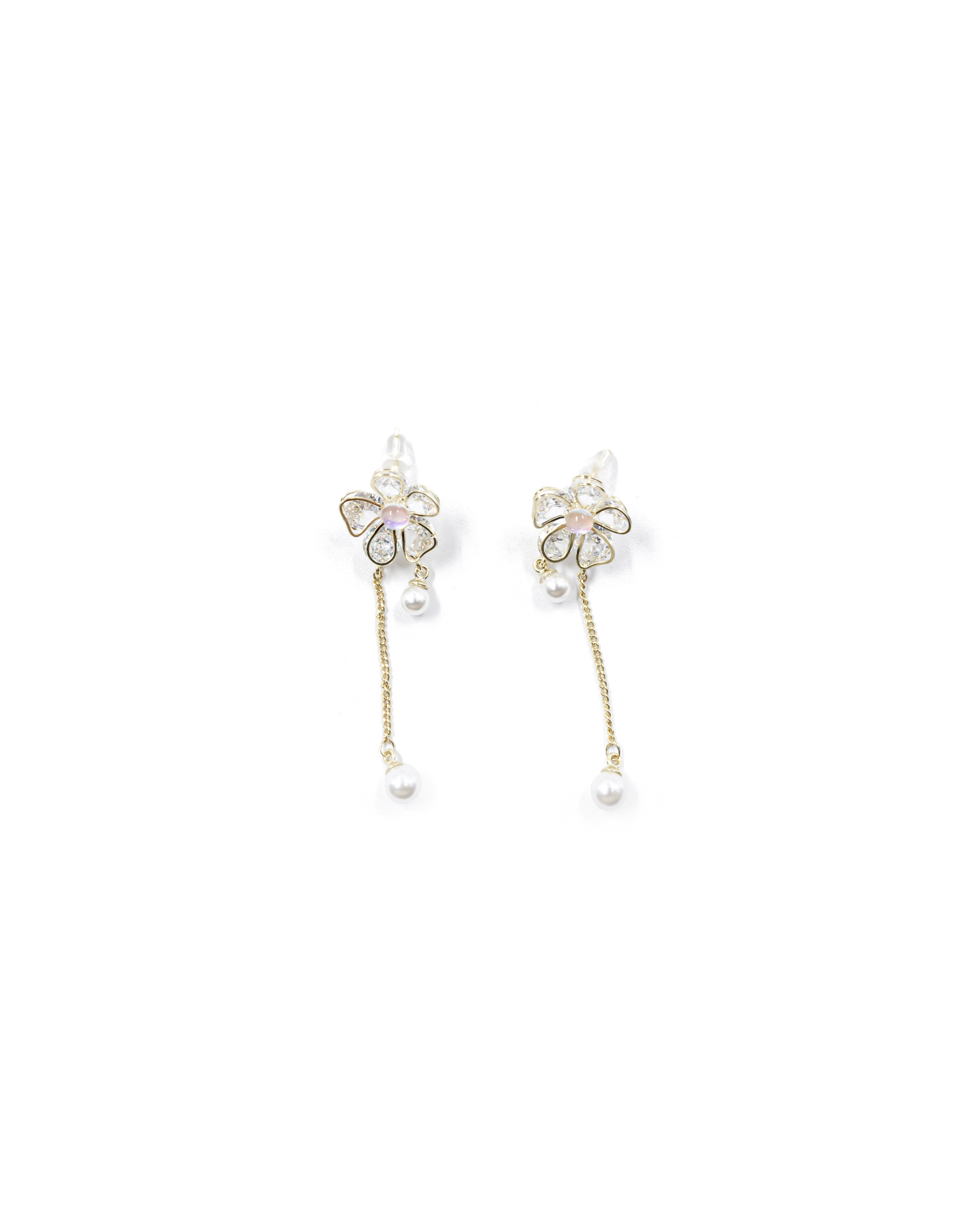 Aretes Largos Ansheli Dorados M3 Oro Laminado