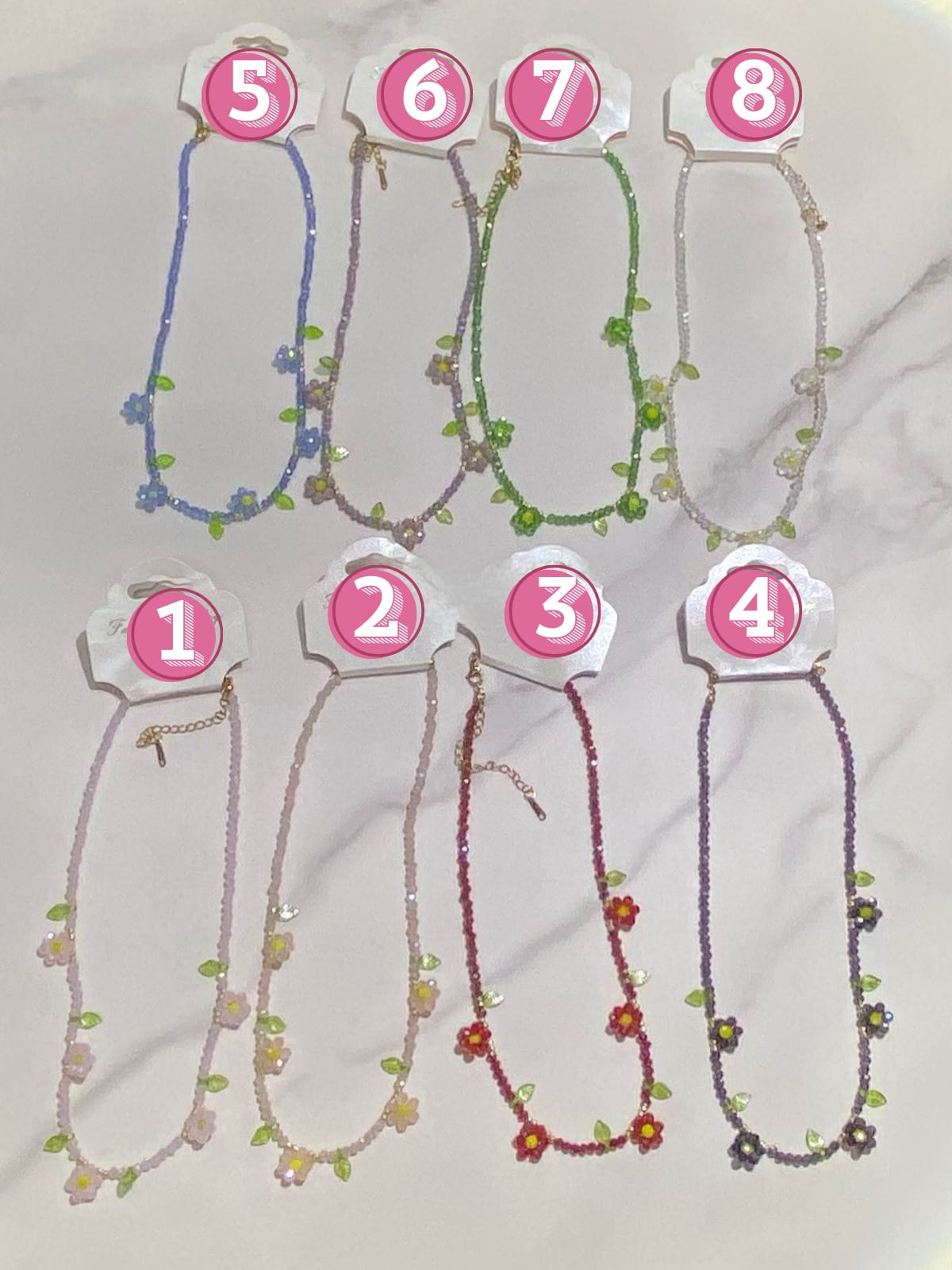 Cadenas Minimalistas de Chaquira M1 Oro Laminado