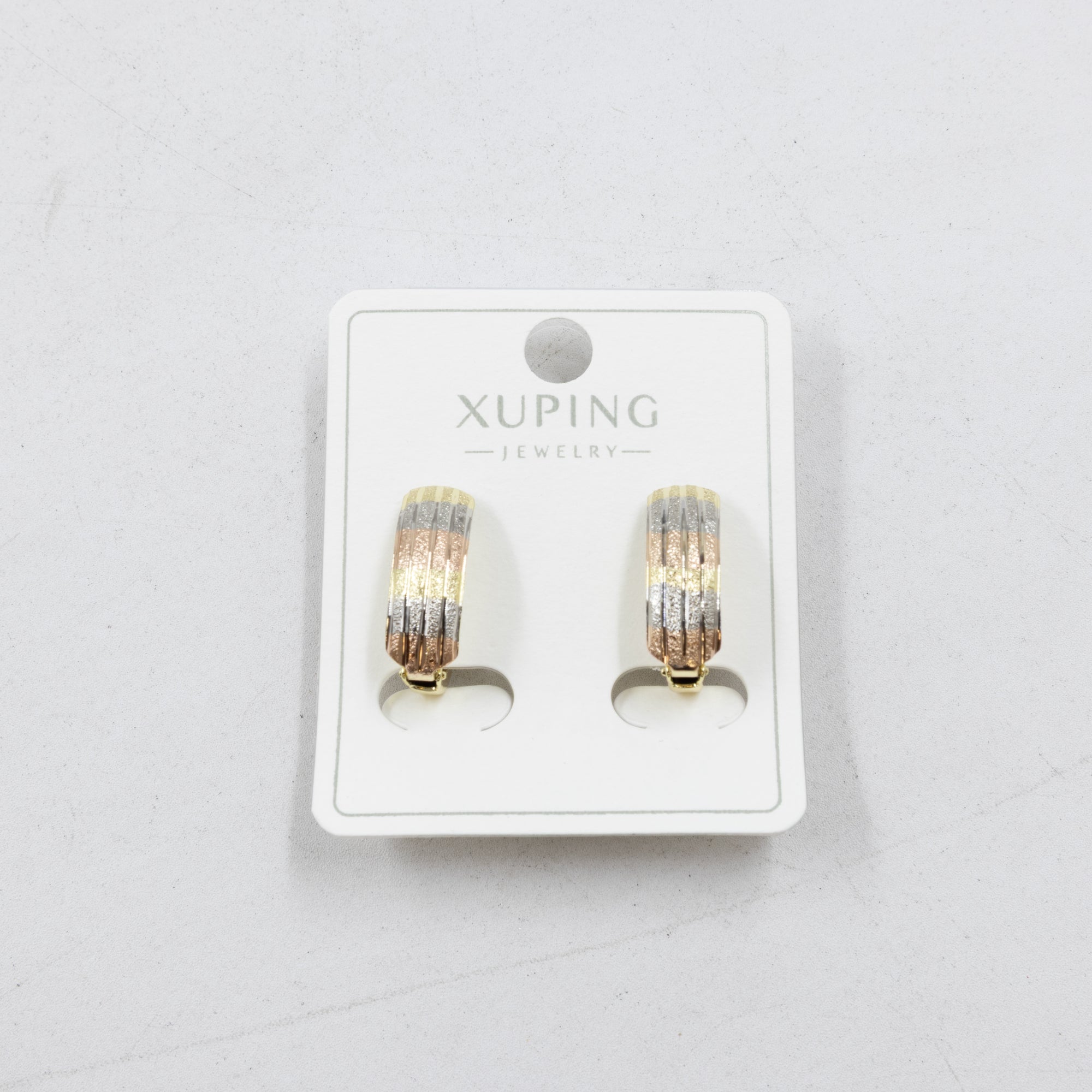 Aretes Oro Florentino Xuping M1 Oro Laminado