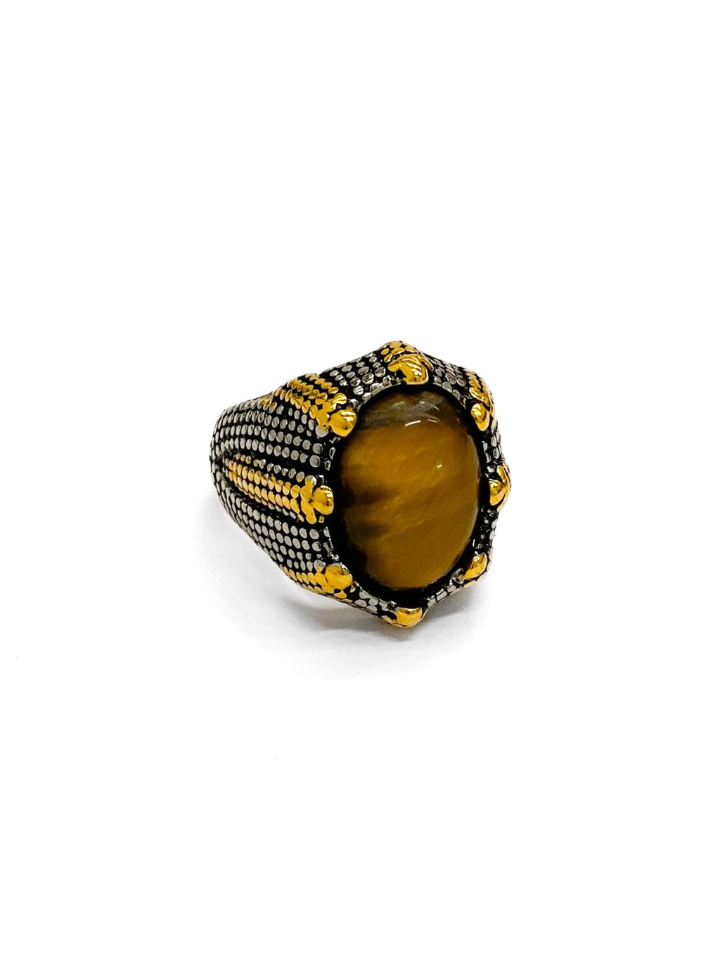 Anillo Dorado y Plateado Acero Inoxidable M21