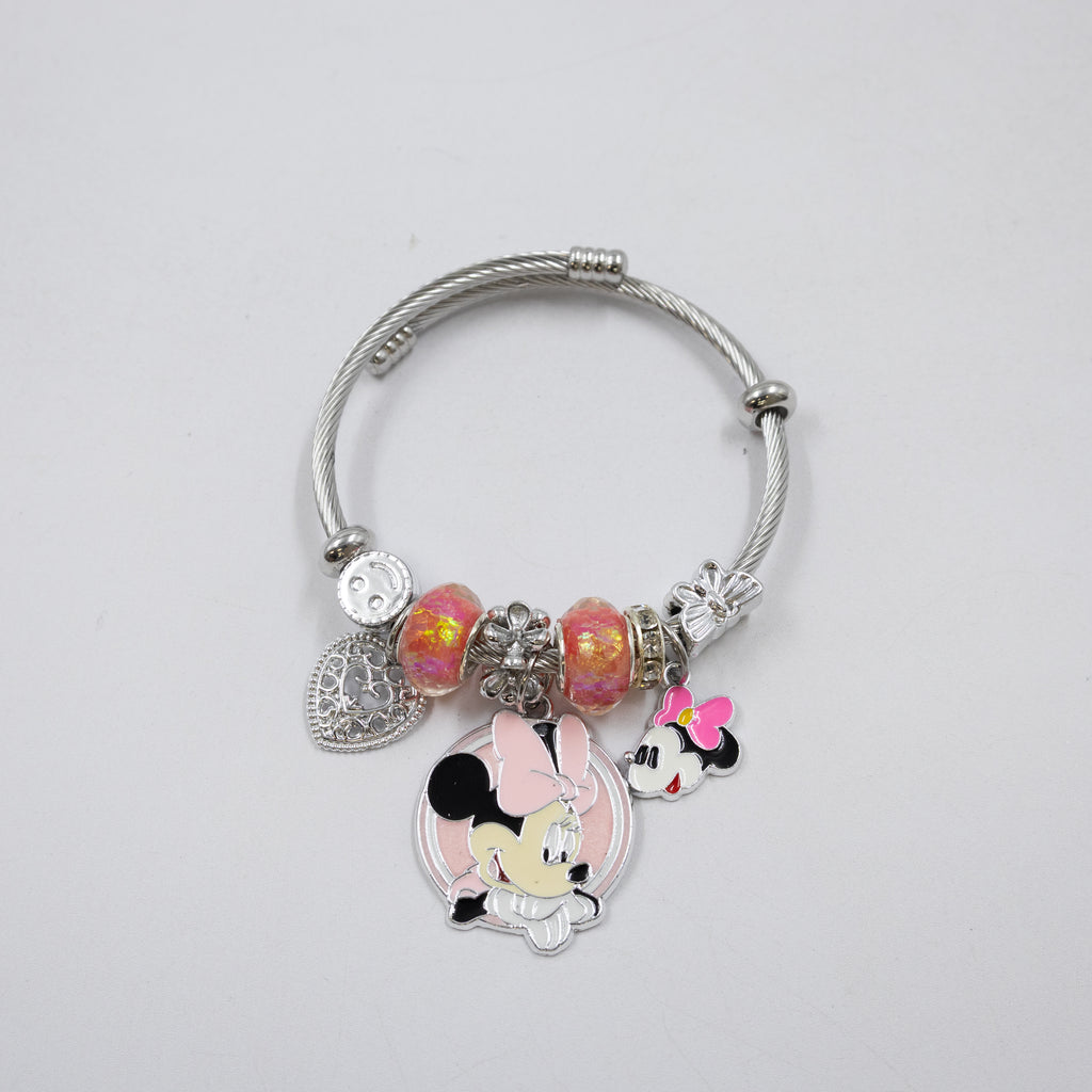 Pulsera tipo Pandora Plateados M8 Oro Laminado