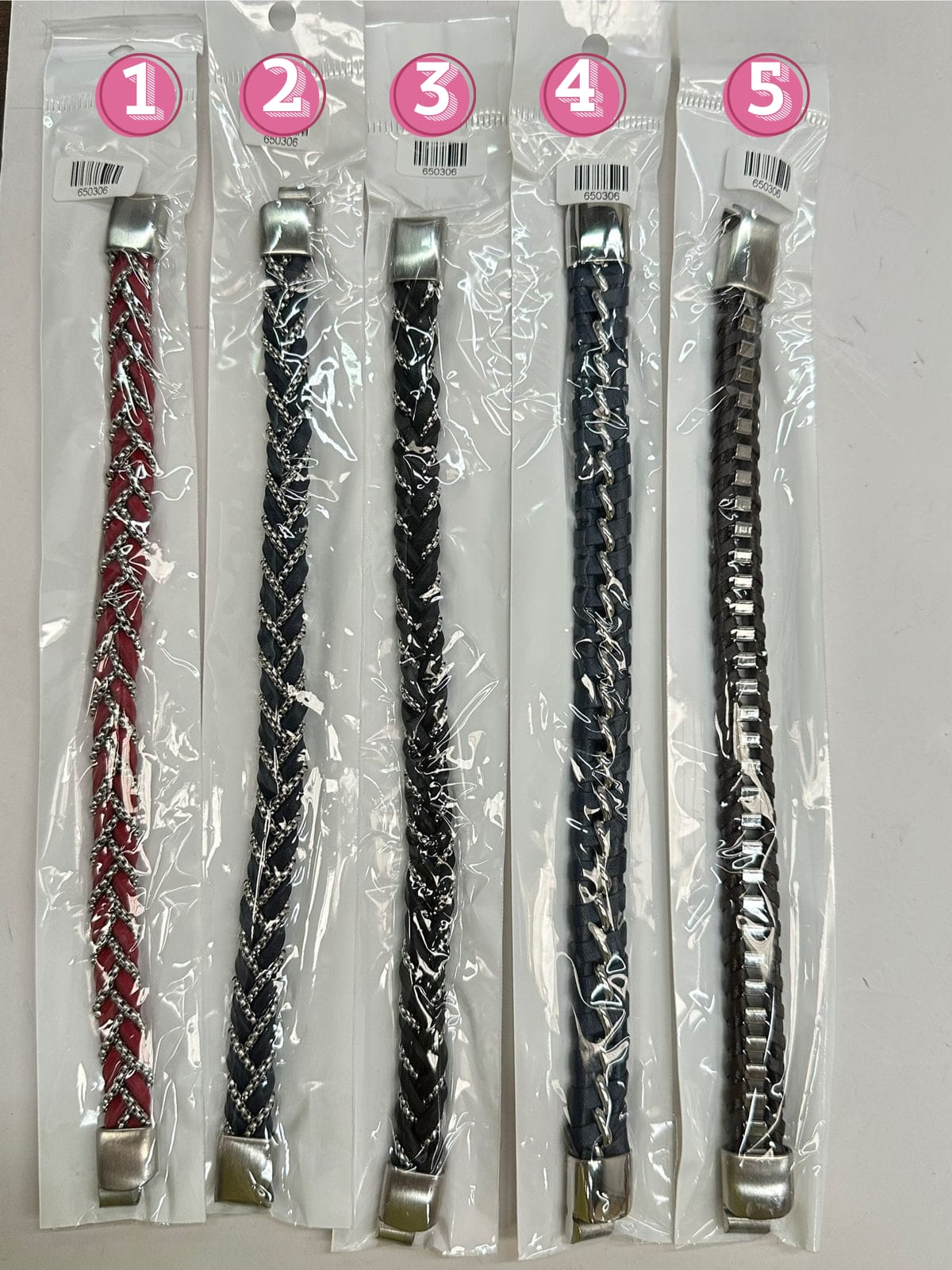 Pulsera Cuero M1 Acero Inoxidable