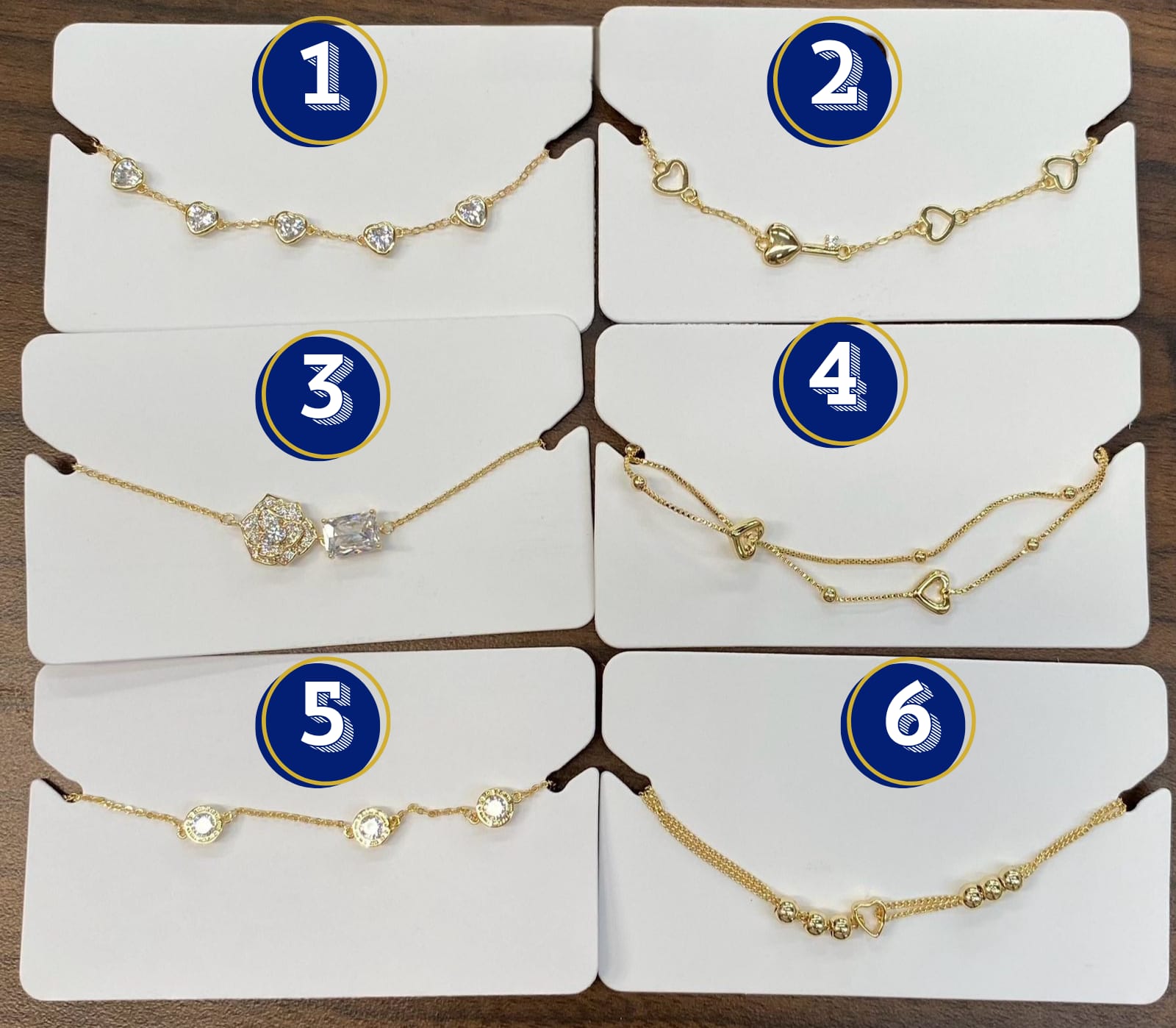 Pulsera Dorada Ansheli M1 Oro Laminado