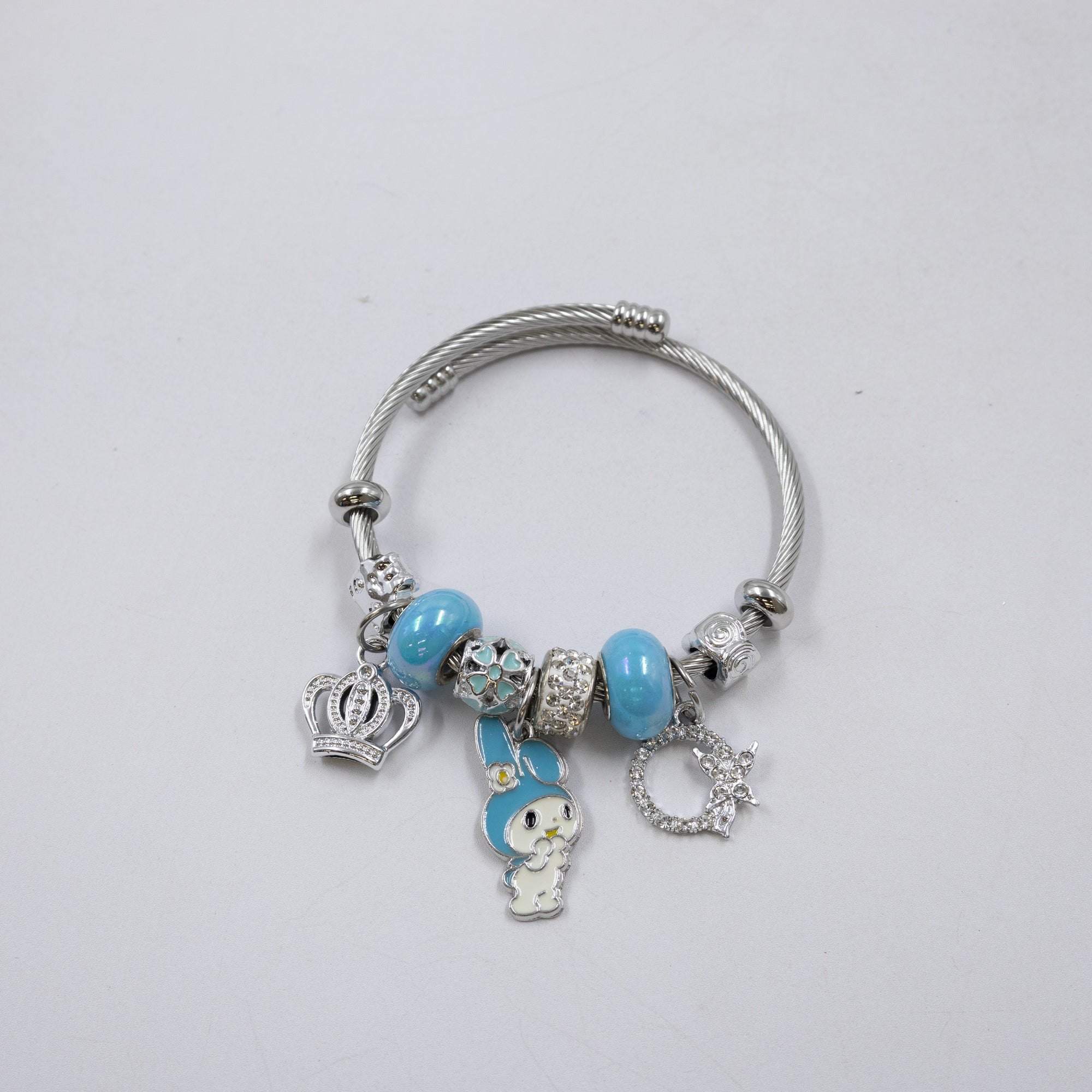 Pulsera tipo Pandora Plateados M5 Oro Laminado