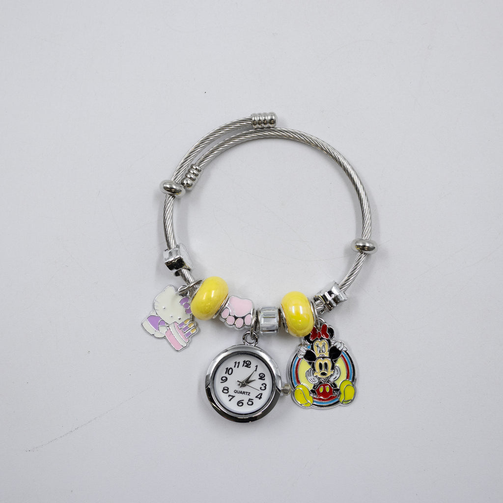 Pulsera tipo Pandora Plateadas M17 Oro Laminado
