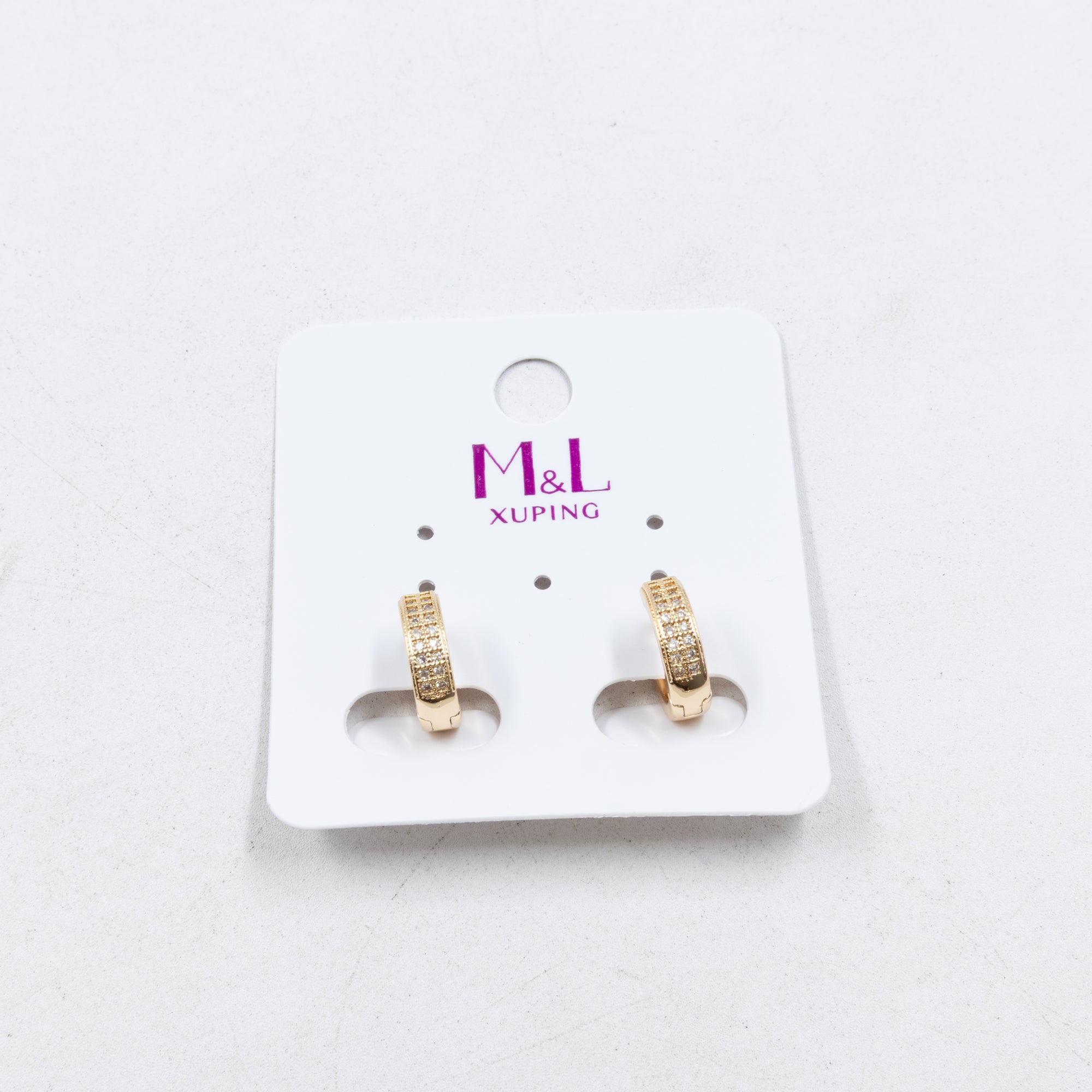 Aretes Xuping Dorados M4 Oro Laminado