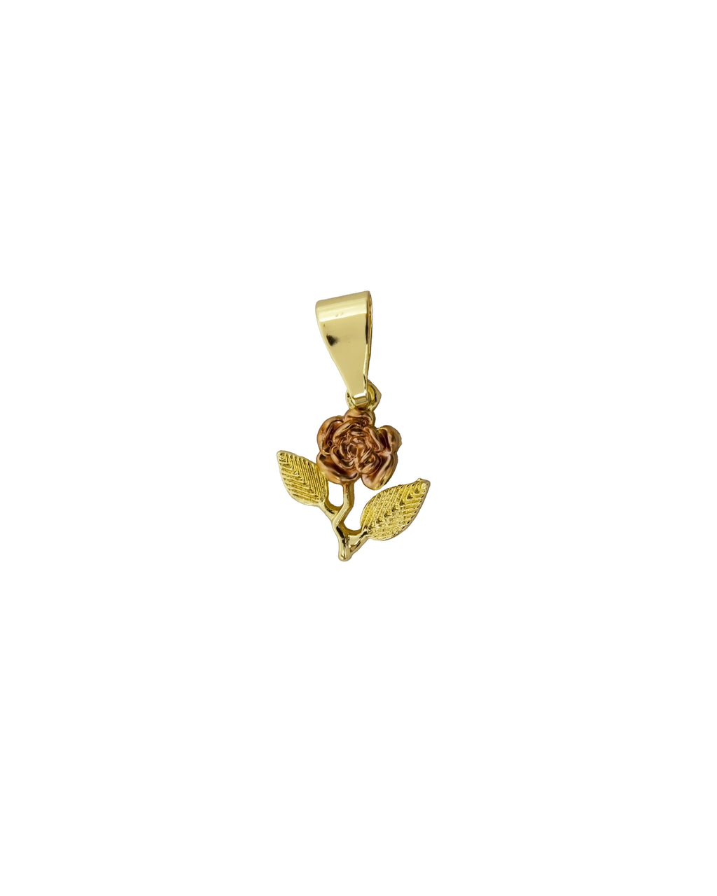 Dije de Rosa M9 - Oro Laminado