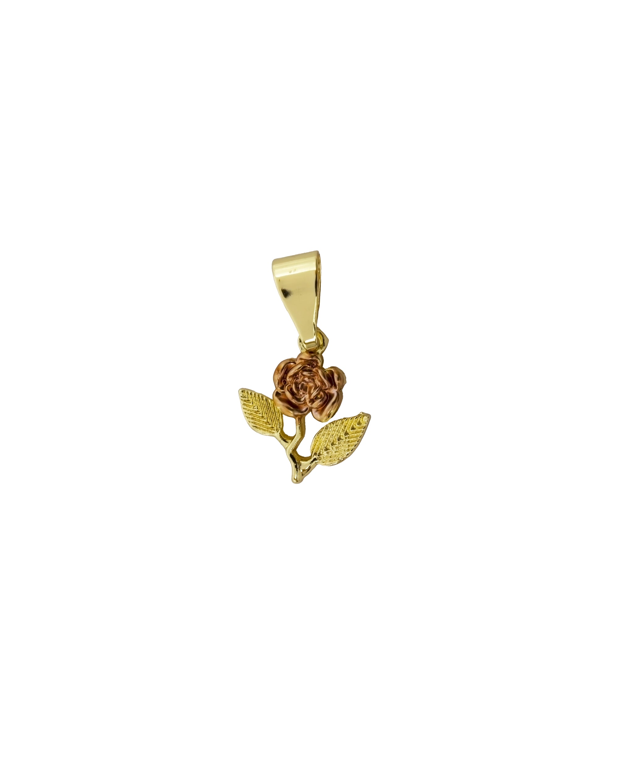Dije de Rosa M9 - Oro Laminado