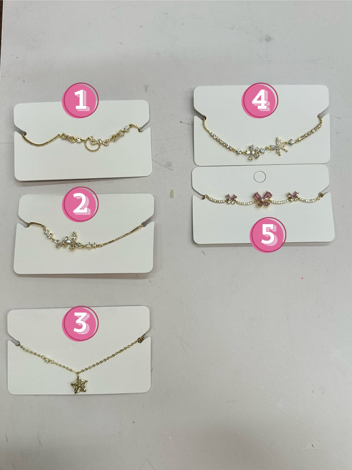Pulsera Ansheli Dorada M1 Oro Laminado