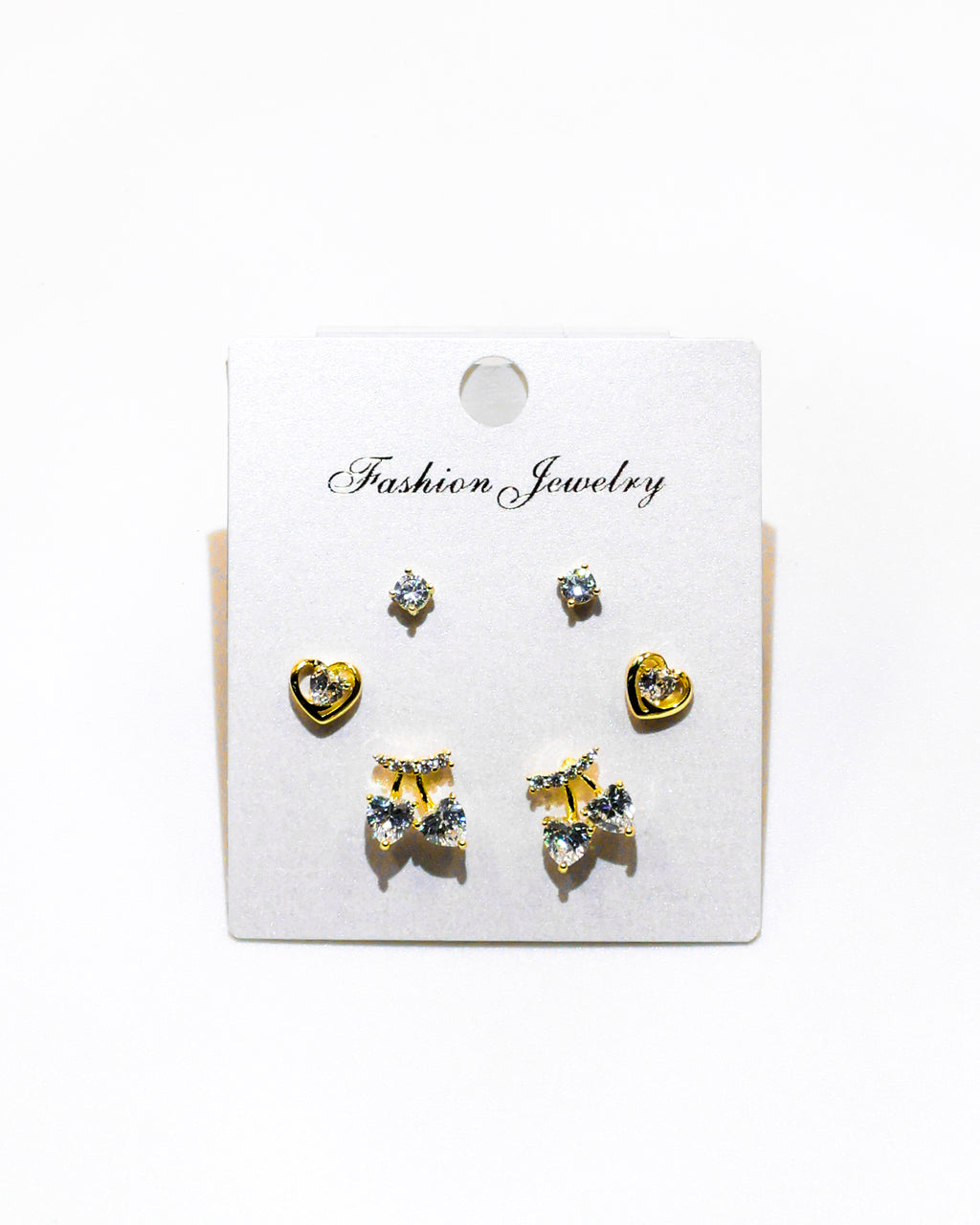 Set Aretes X3 - M8 Oro Laminado