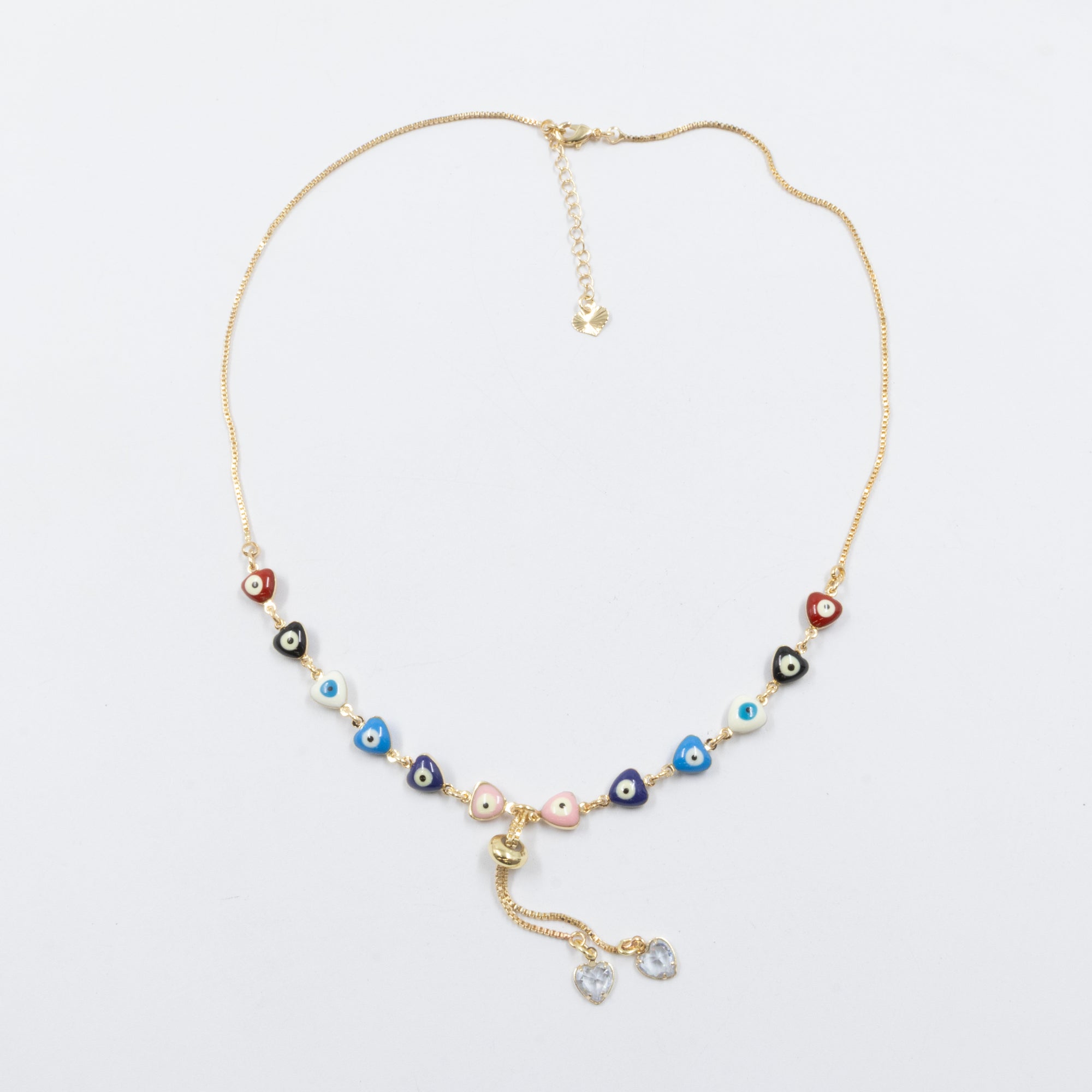 Collar Dorado de Ojo Turco M4 Oro Laminado