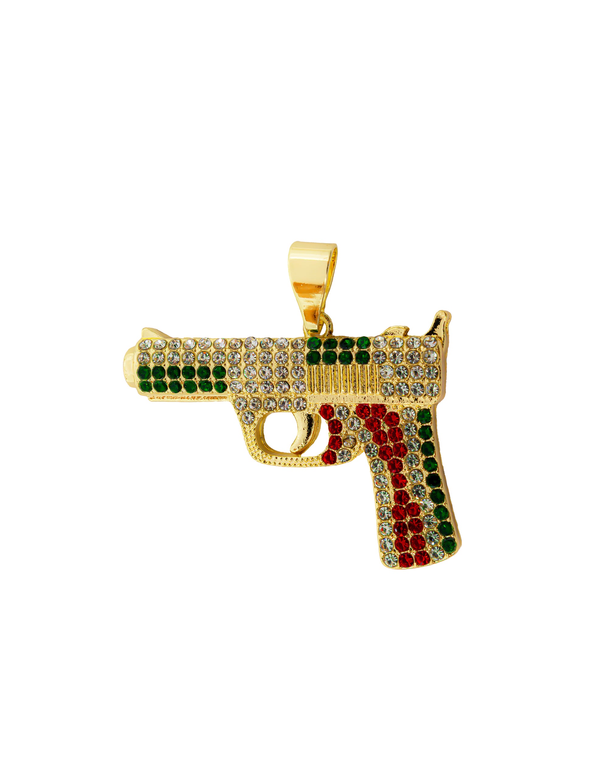 Dije de Pistola M116 - Oro Laminado