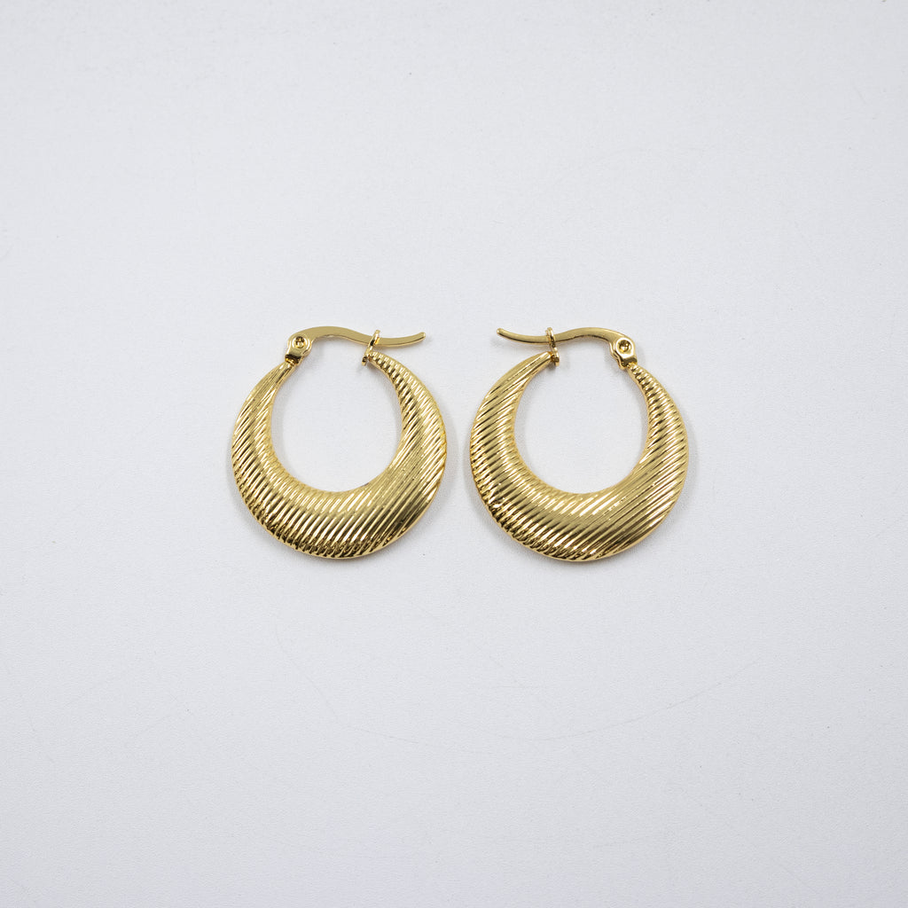 Aretes Dorados Chicos M1 Oro Laminado