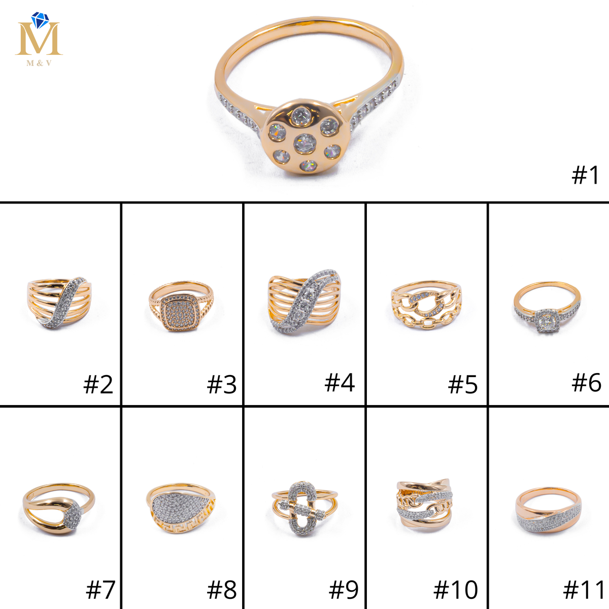 [12/SEPTIEMBRE/26] Anillo XUPING Oro Rosado M2 Oro Laminado