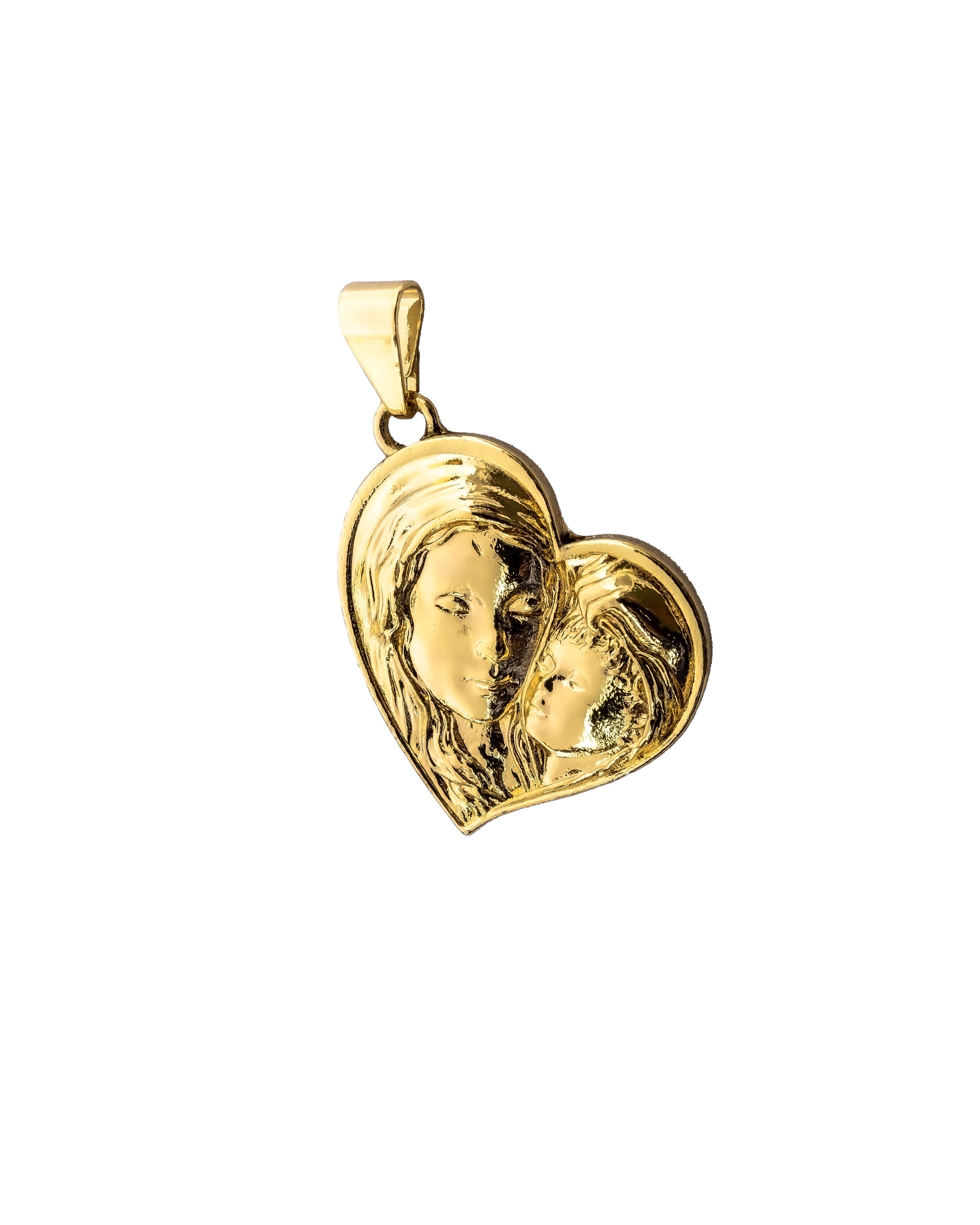 Dije de Corazon M20 - Oro Laminado