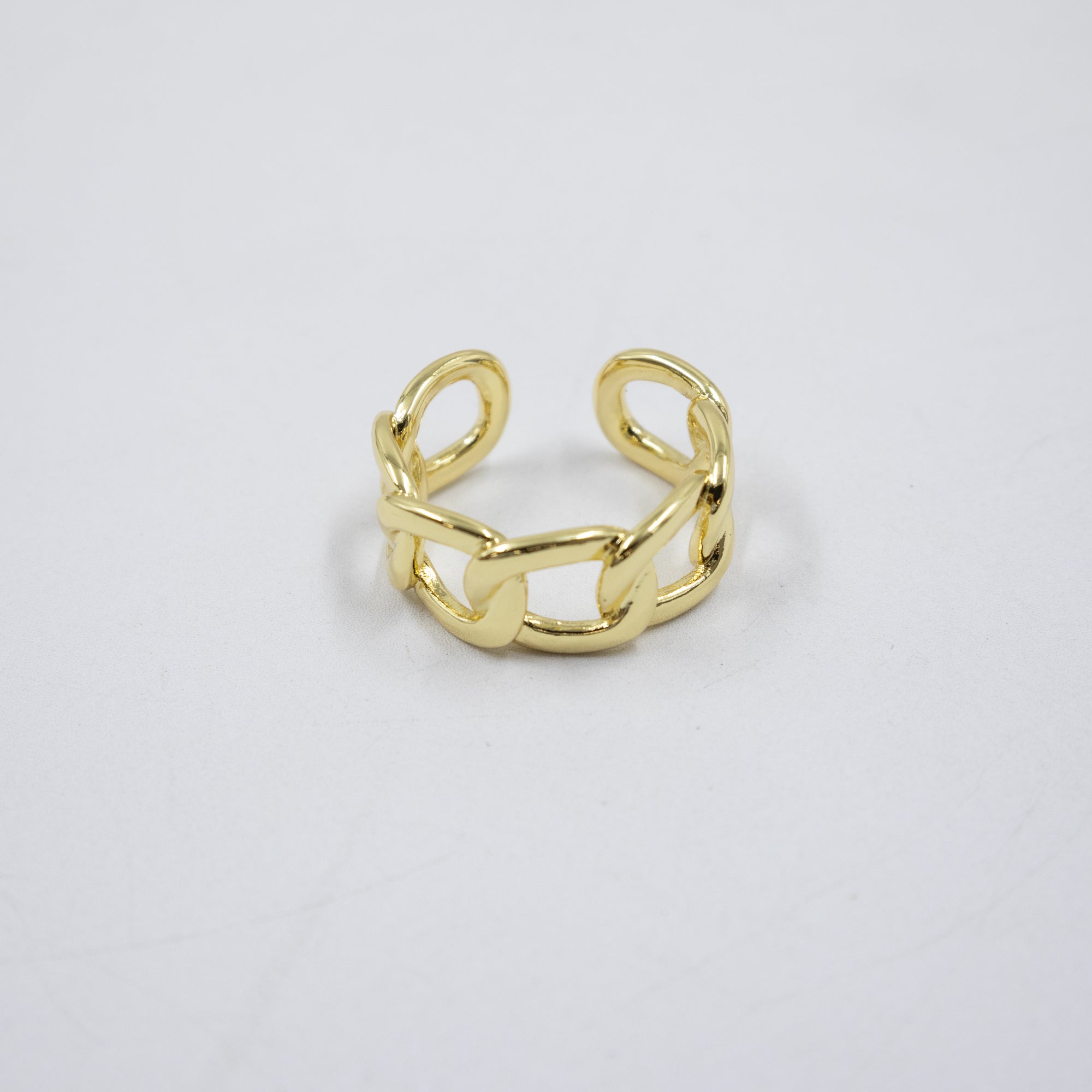 Anillos Dorados Ajustables Chunkys M1 Oro Laminado