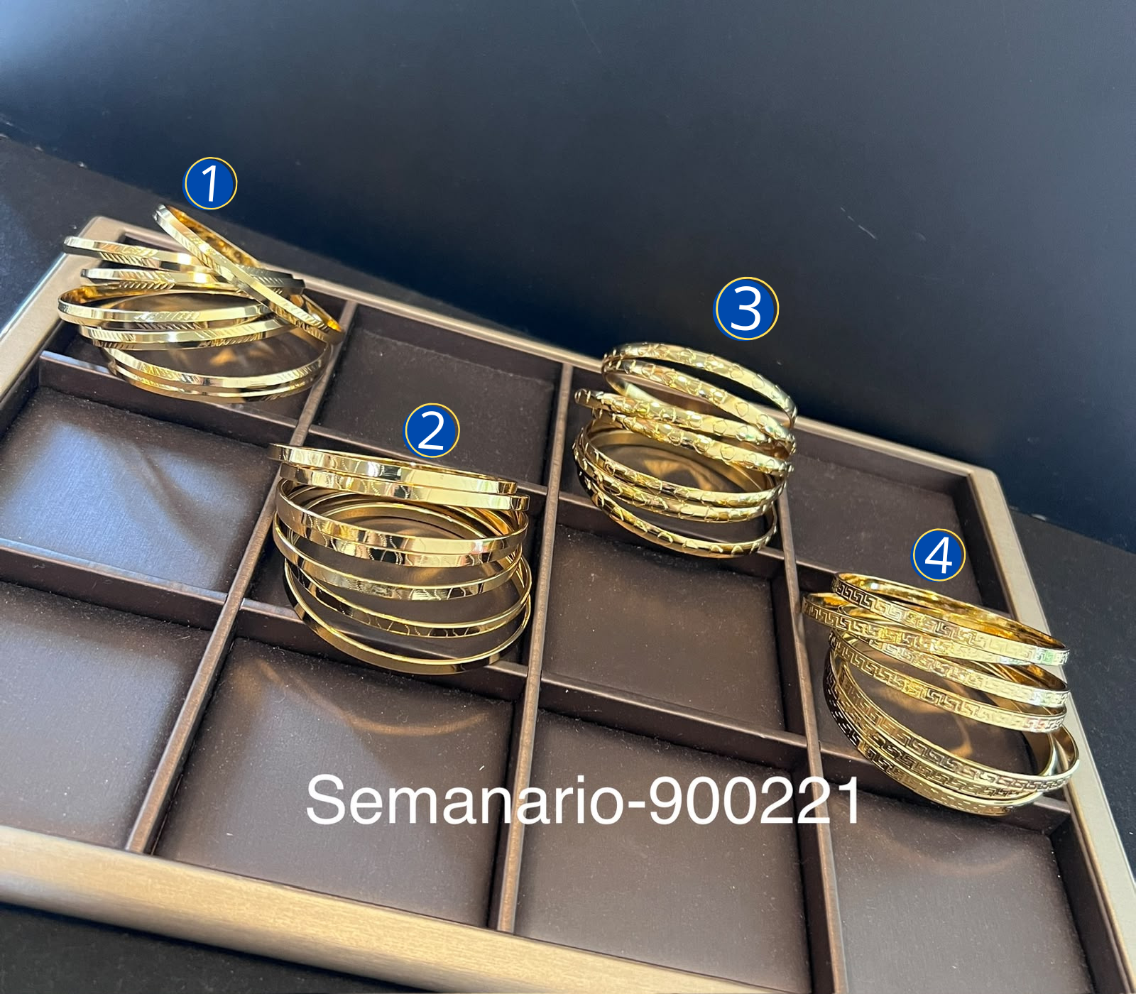 [13/AGOSTO/26] Semanarios Dorados M1 Oro Laminado