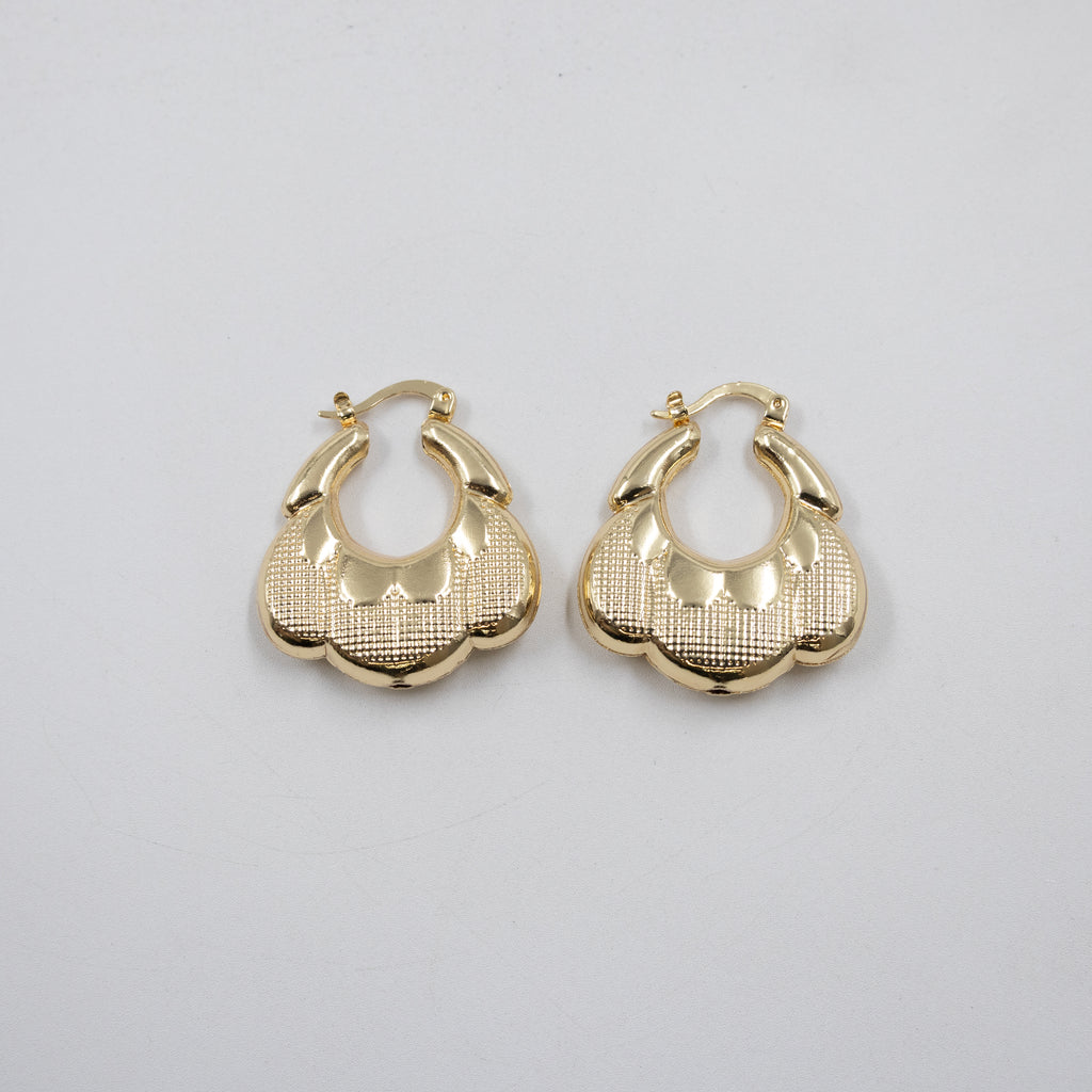 Aretes Dorados M1 Oro Laminado