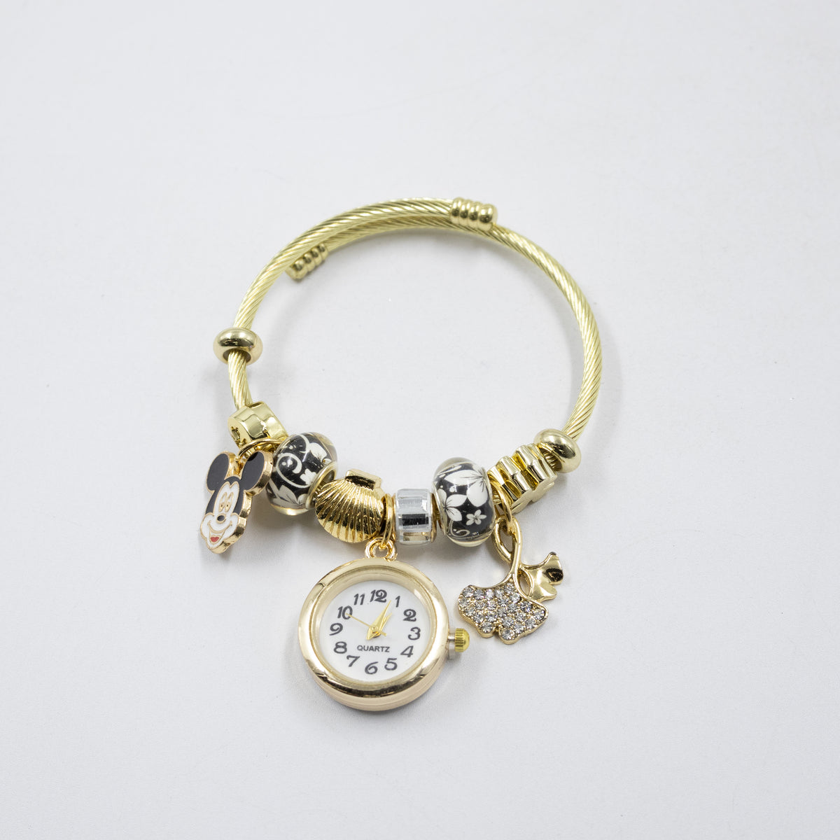 Pulsera tipo Pandora Dorados M18 Oro Laminado