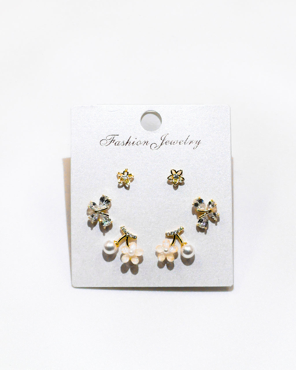 Set Aretes X3 - M14 Oro Laminado