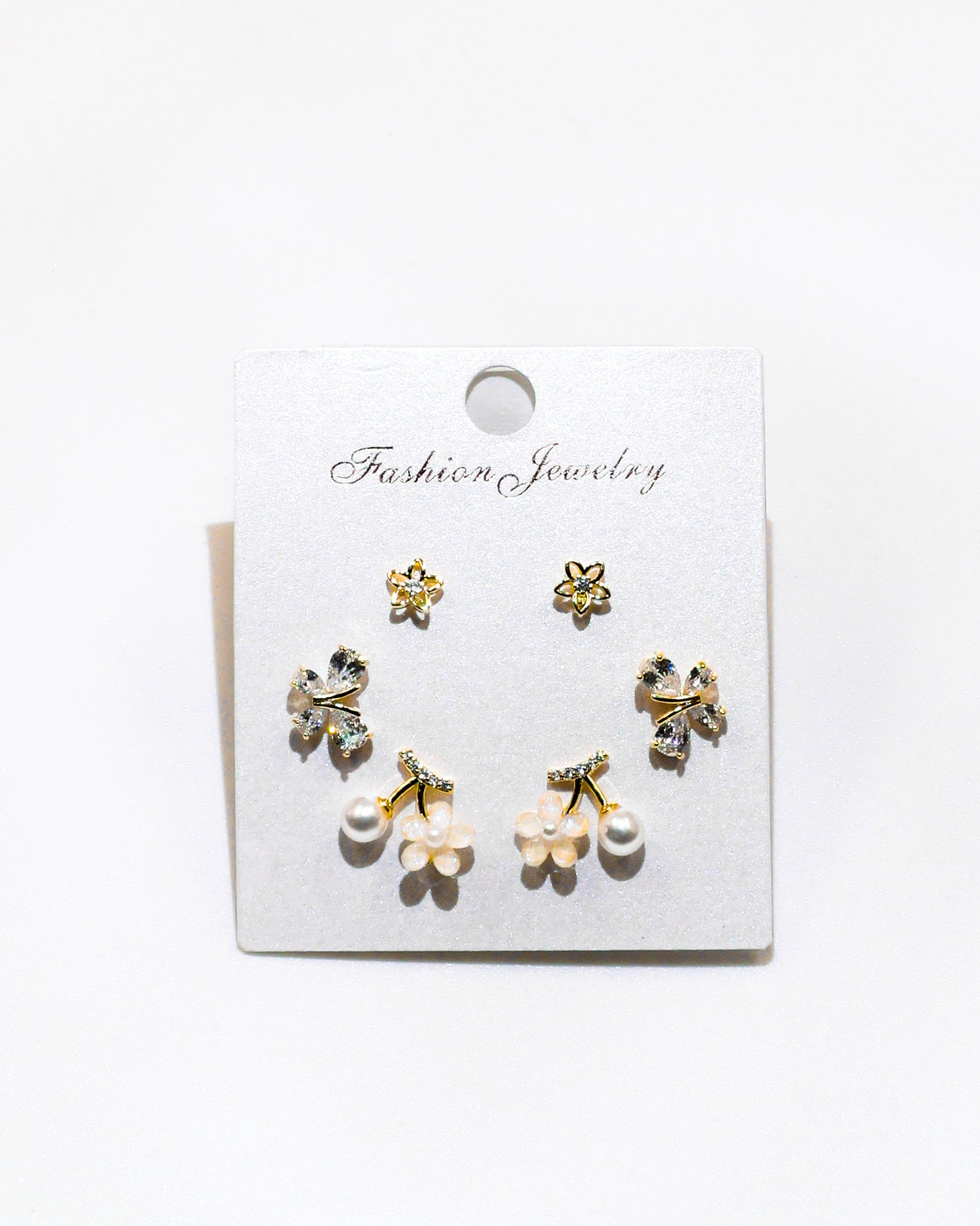 Set Aretes X3 - M14 Oro Laminado