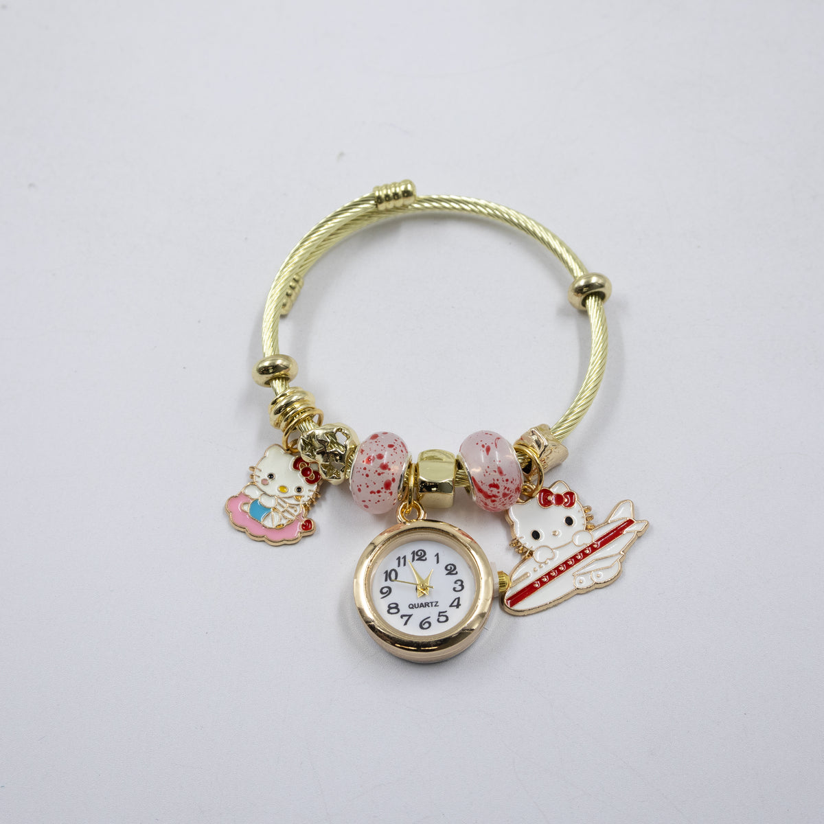 Pulsera tipo Pandora Dorados M14 Oro Laminado