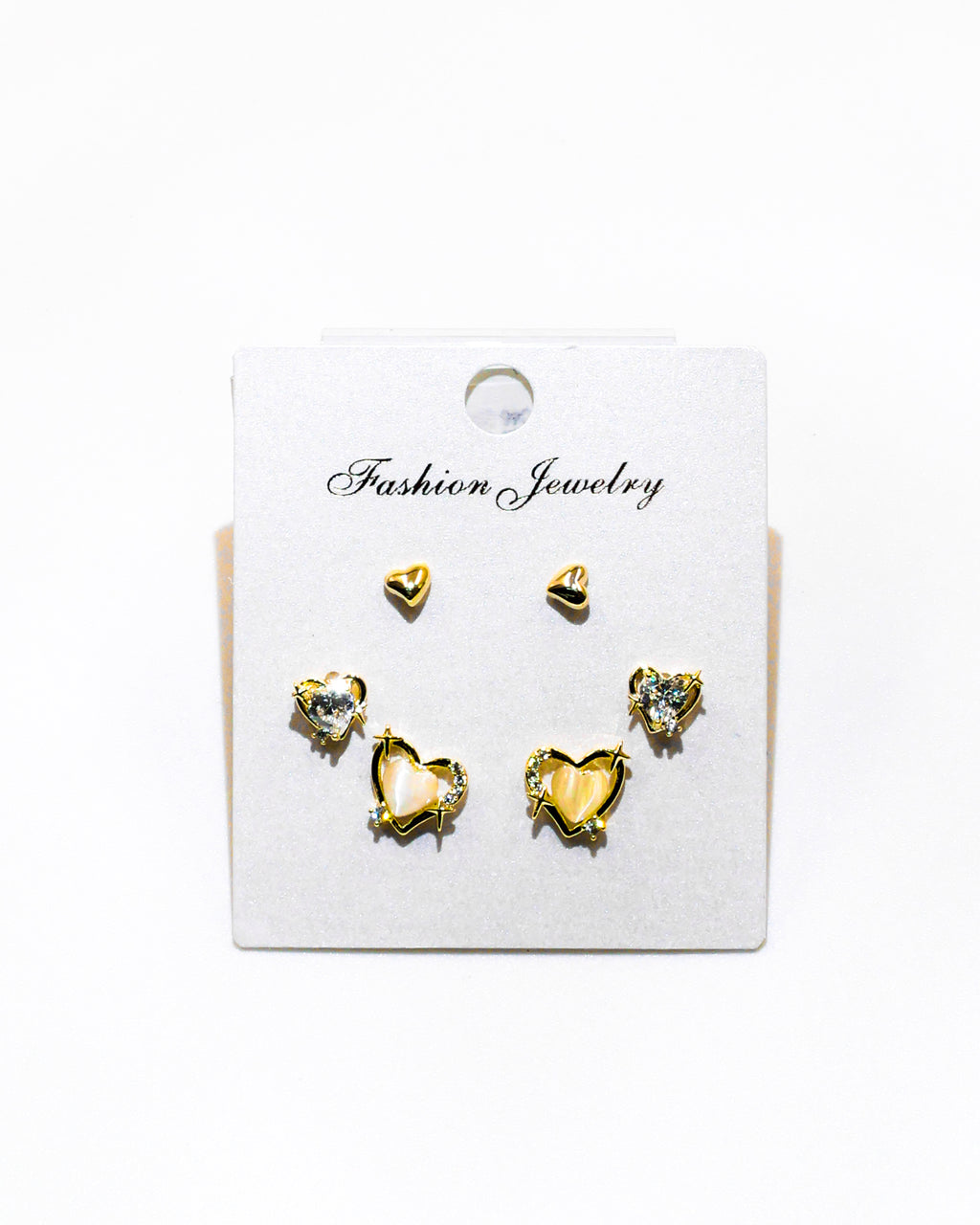 Set Aretes X3 - M2 Oro Laminado