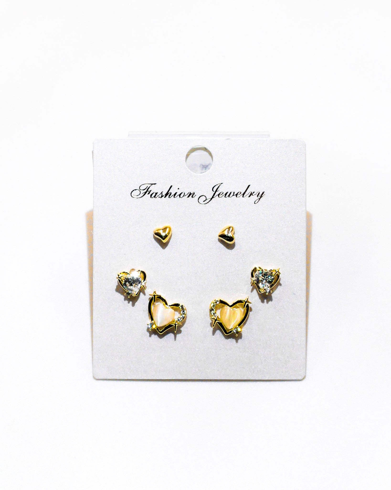 Set Aretes X3 - M2 Oro Laminado