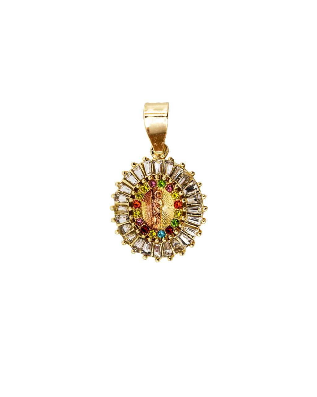Dije de San Judas Tadeo M110 - Oro Laminado
