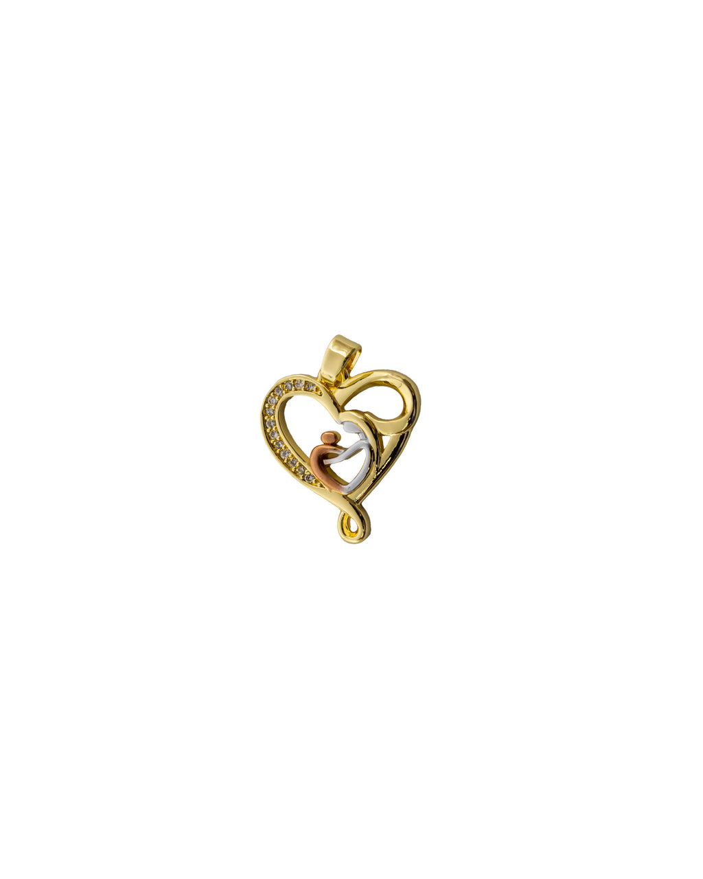 Dije de Corazon M28 - Oro Laminado