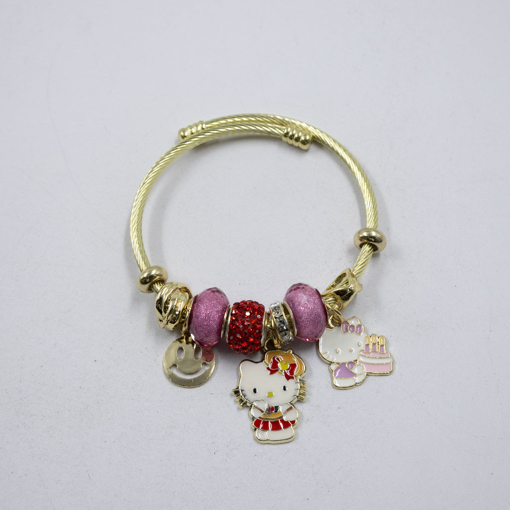Pulsera tipo Pandora M10 Oro Laminado