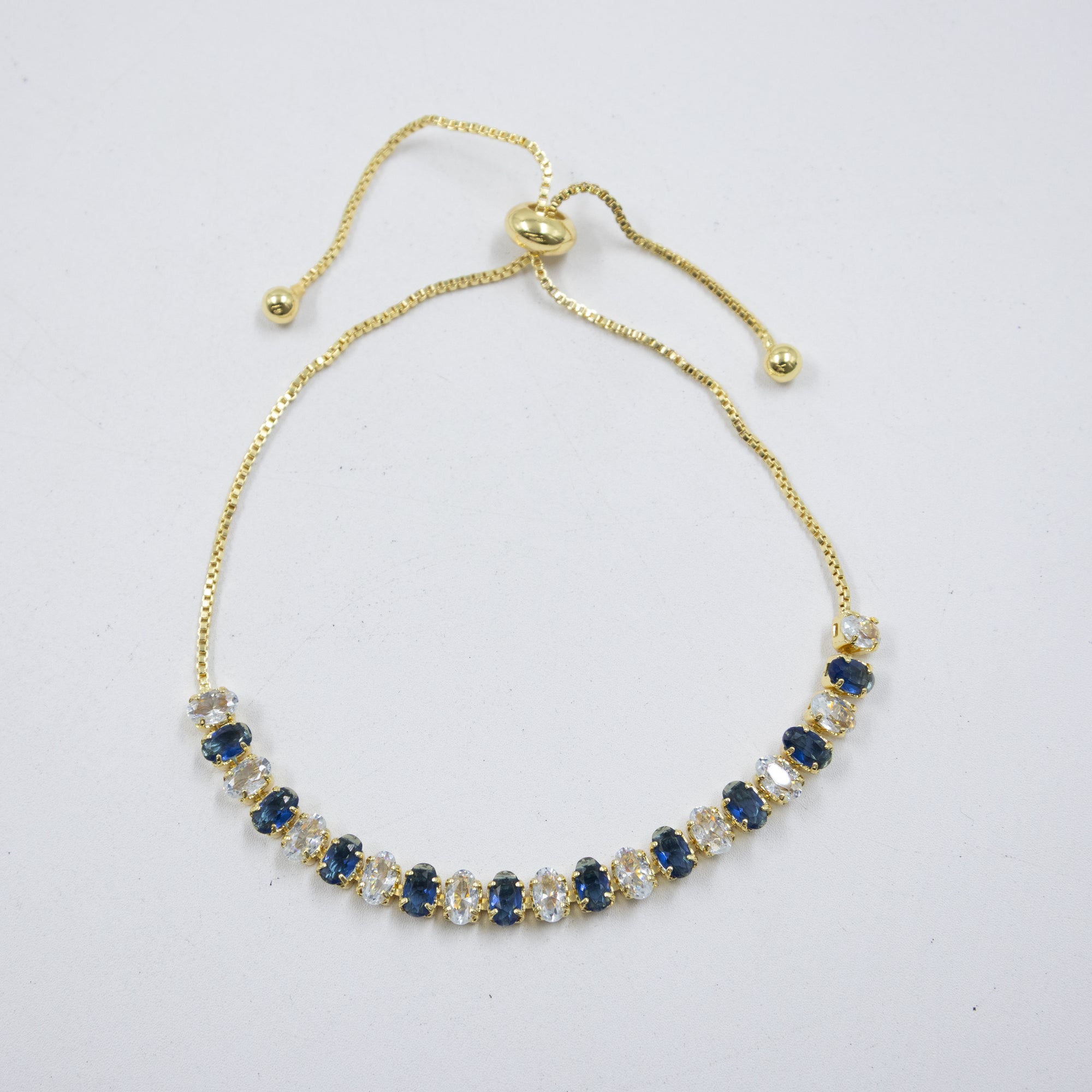 Pulseras Doradas con Piedras M8 Oro Laminado