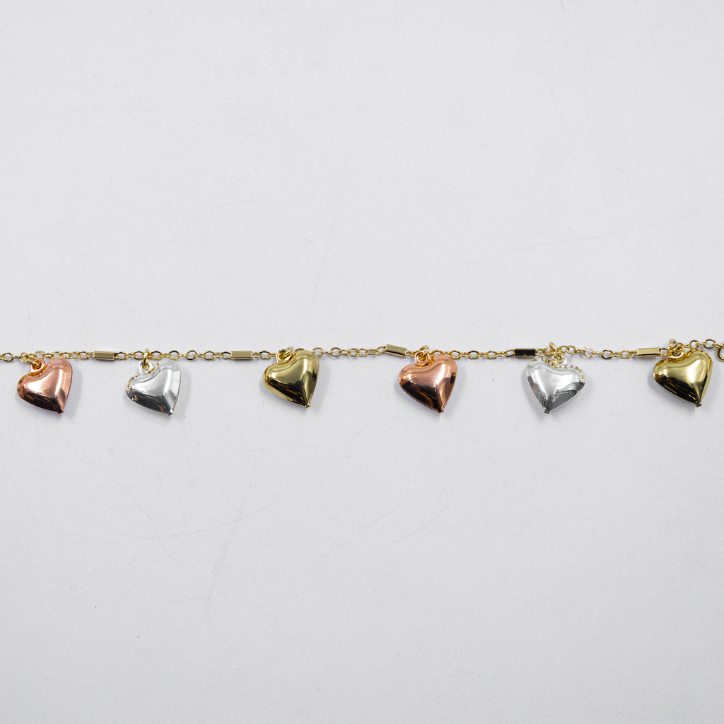 Pulseras de Tres colores M1 Oro Laminado
