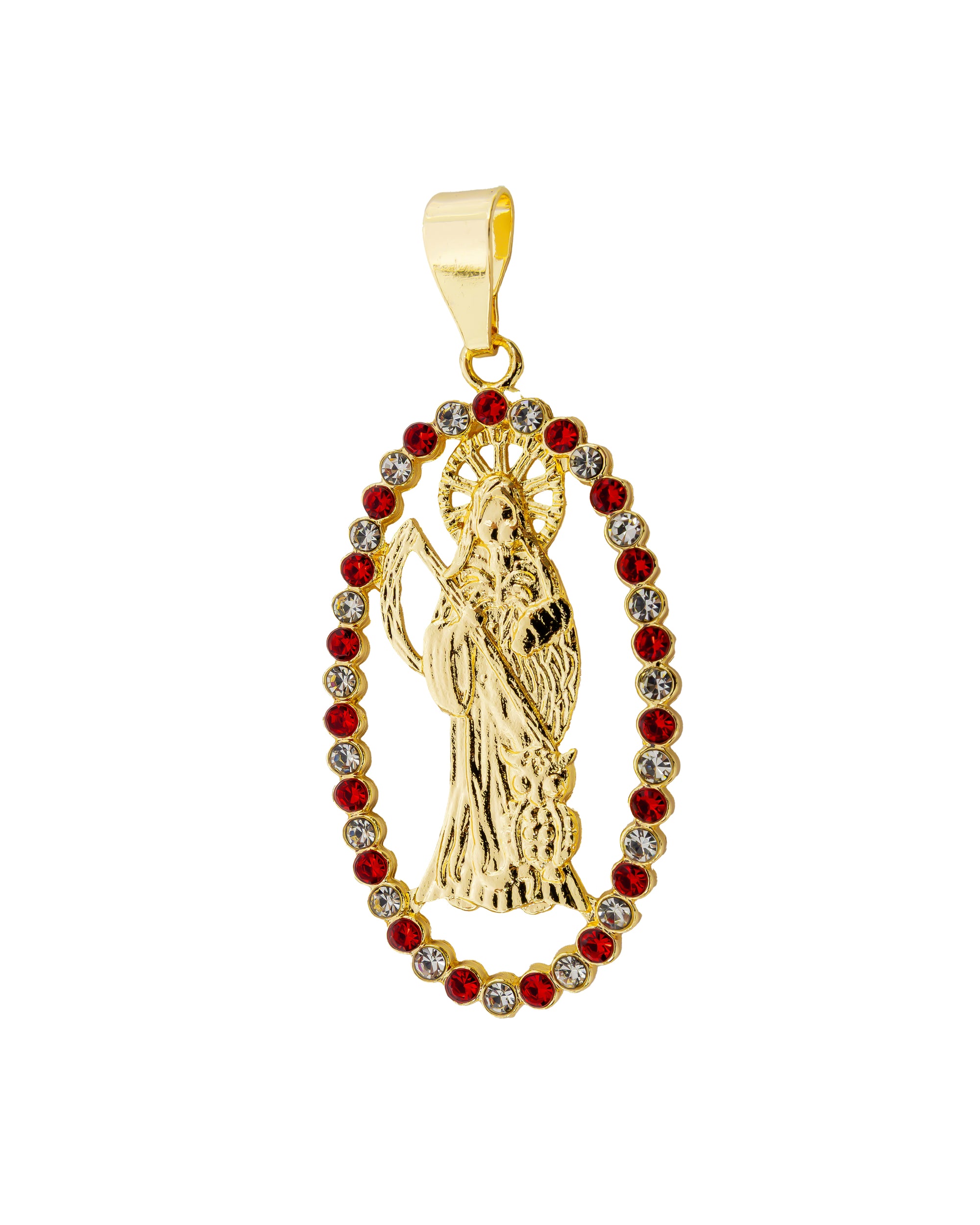 Dije de la Santa Muerte M135- Oro Laminado