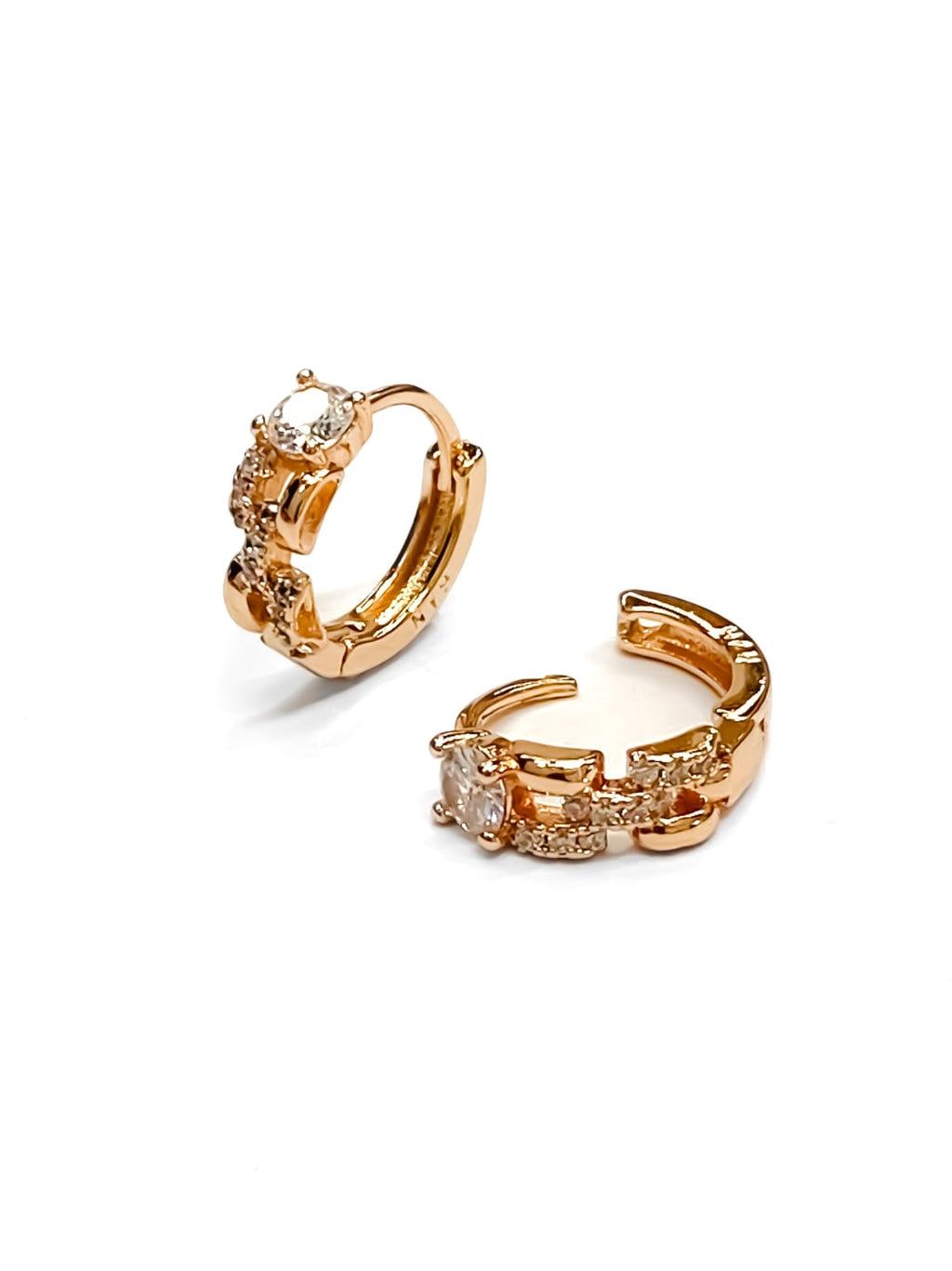 ARETES HUGGIES M5 - ORO LAMINADO