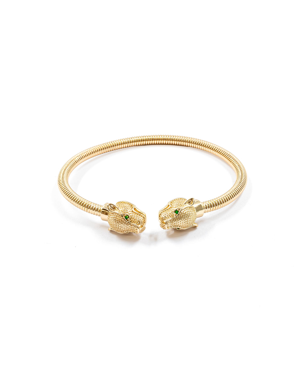Brazalete Dorado con Piedras M6 Oro Laminado