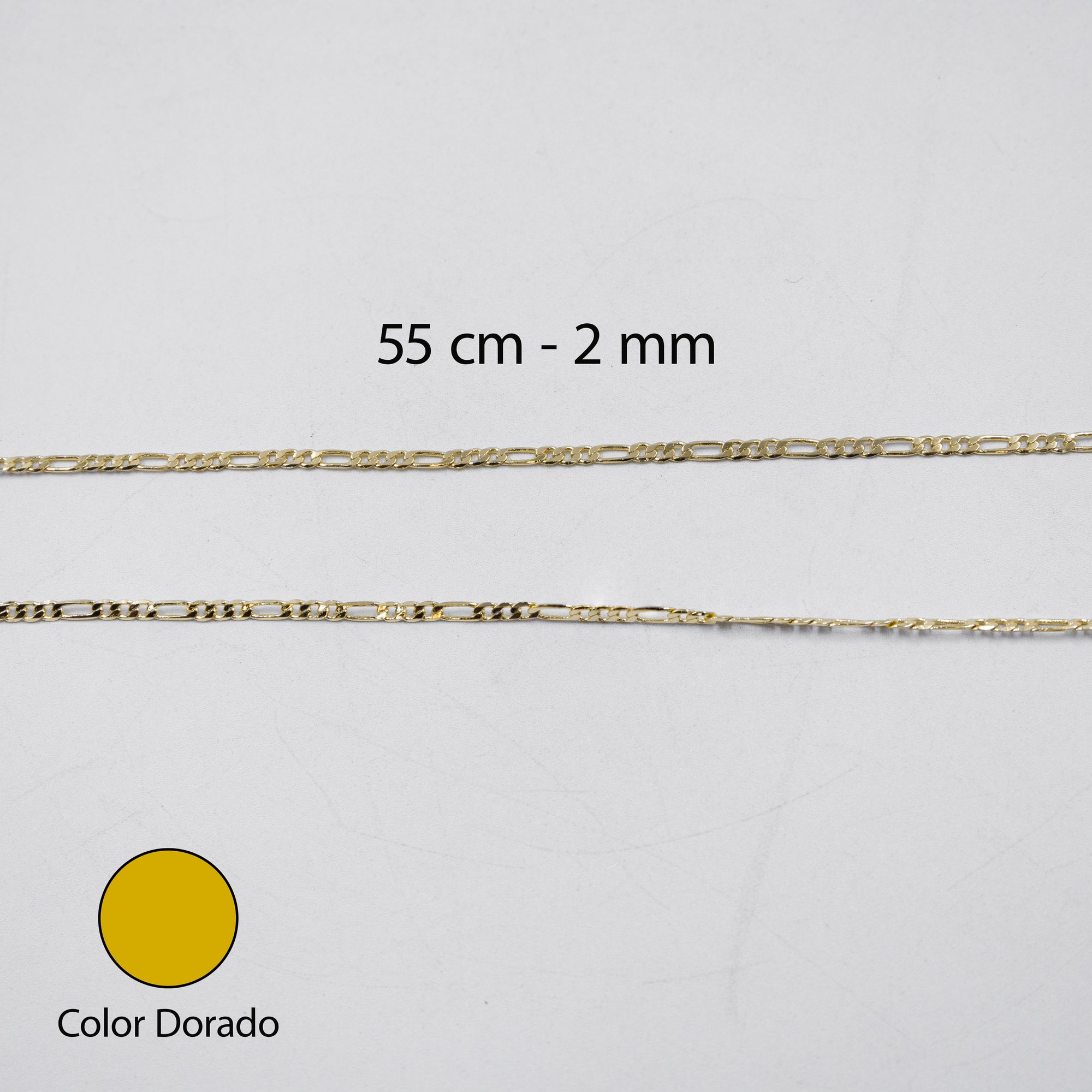 Cadenas Doradas Cartier de 55 cm M2 Oro Laminado