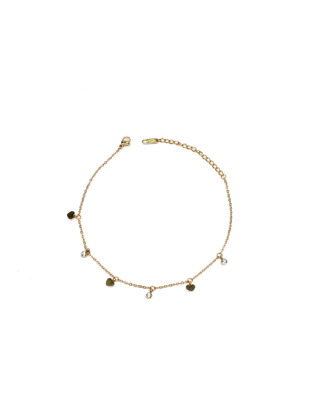 Pulsera Dorada con Dije - M1 Oro Laminado