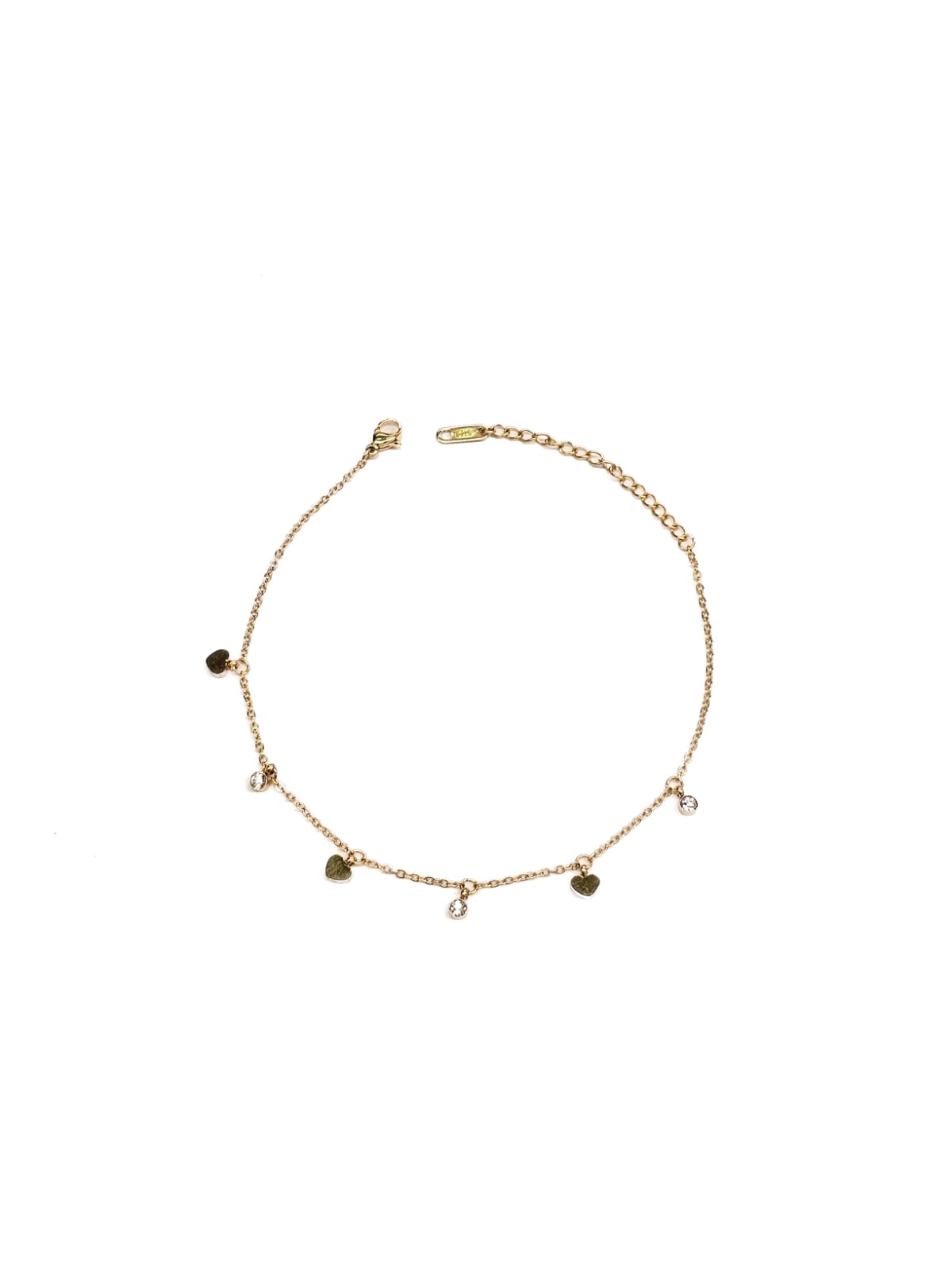 Pulsera Dorada con Dije - M1 Oro Laminado