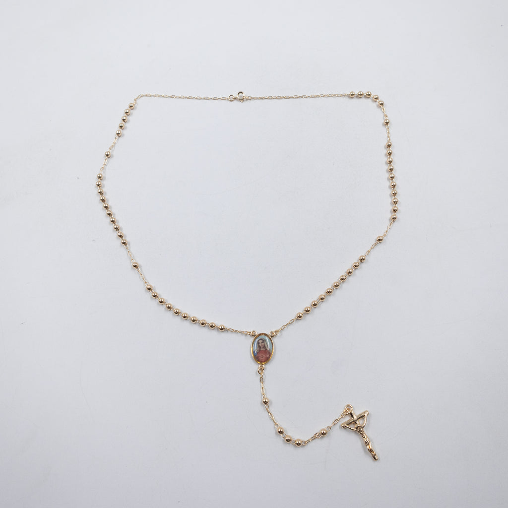 Collar Dorado Religioso M2 Oro Laminado