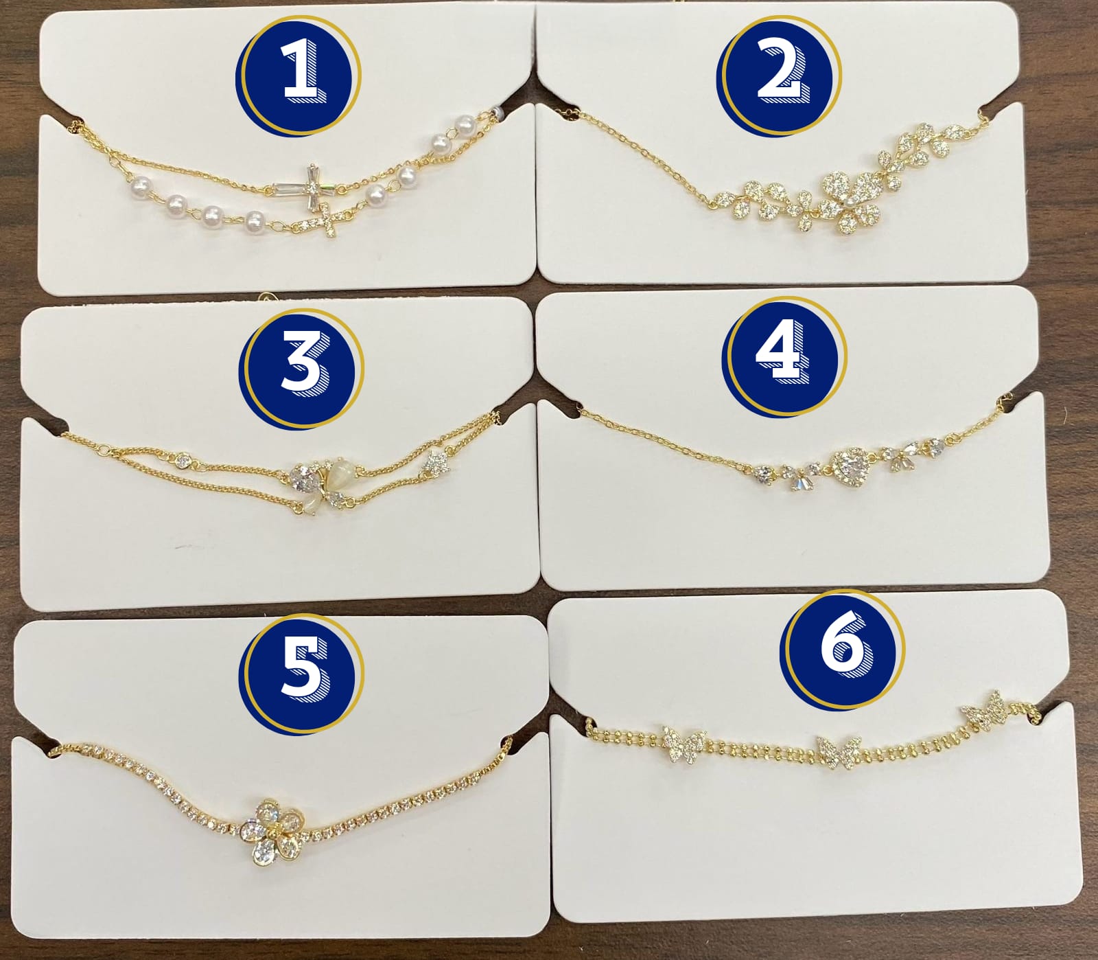 Pulsera Dorada Ansheli M1 Oro Laminado