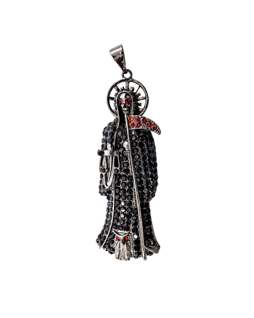 Dije de la santa muerte M162 - Oro laminado