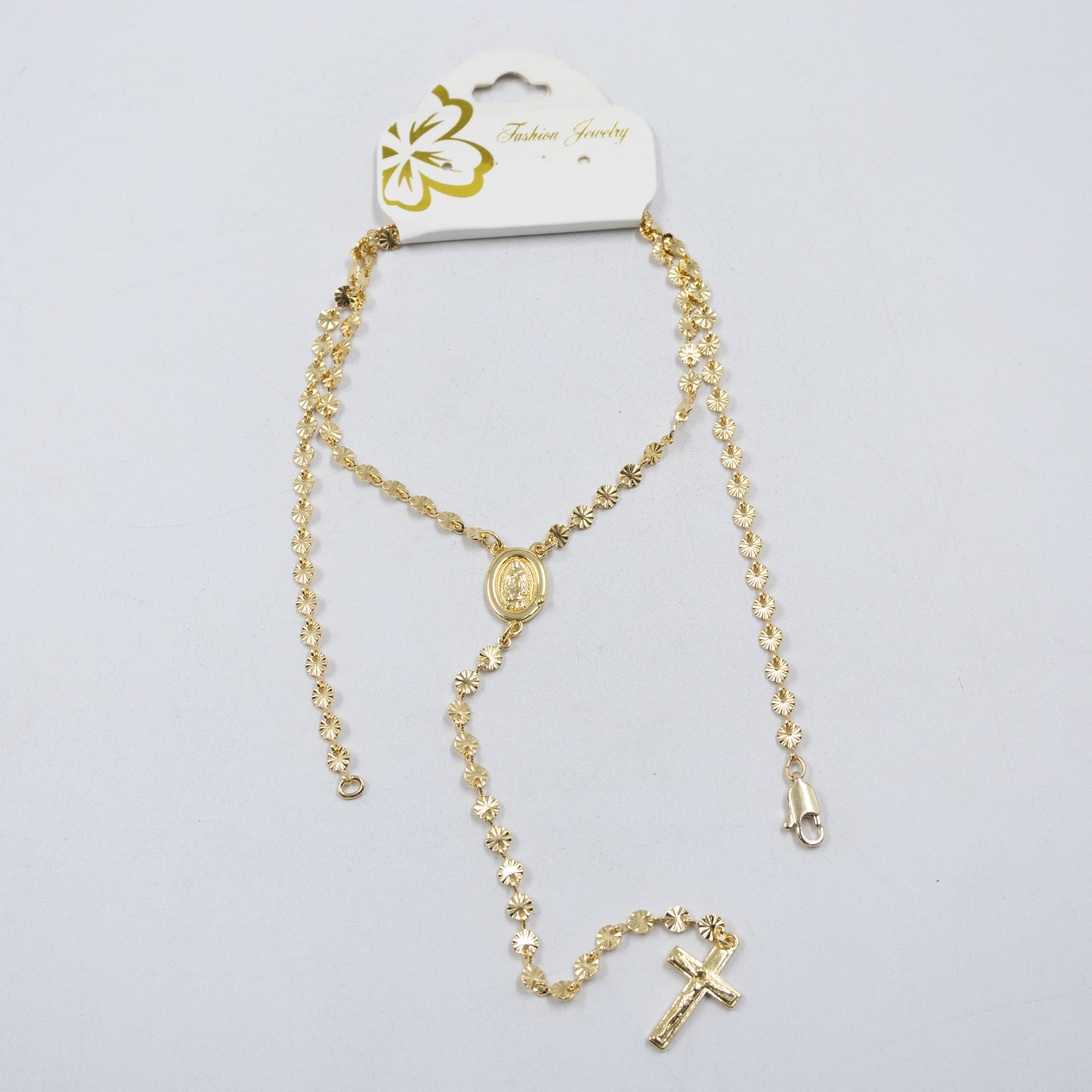 Collar Dorado Religioso M2 Oro Laminado