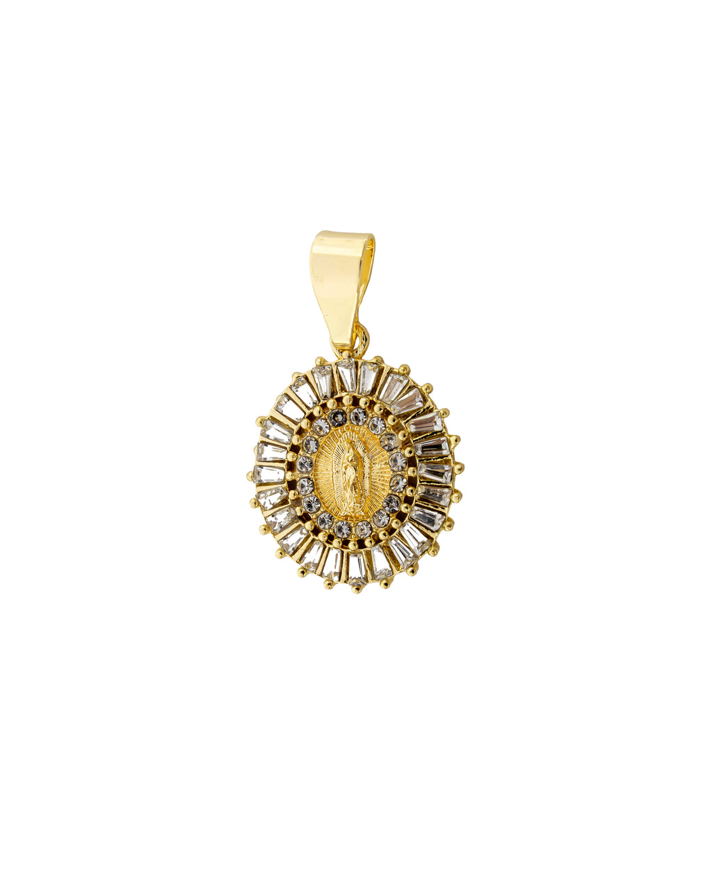 Dije de La Virgen de Gudalupe M59 - Oro Laminado