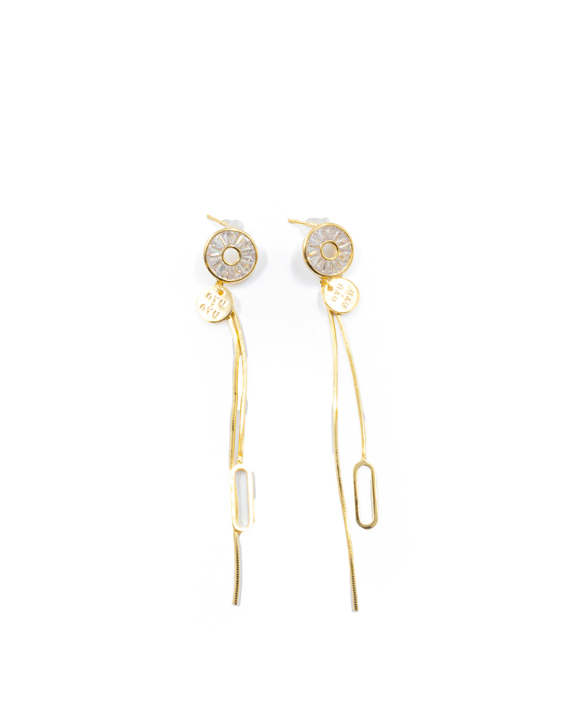 Aretes Largos Ansheli Dorados M11 Oro Laminado