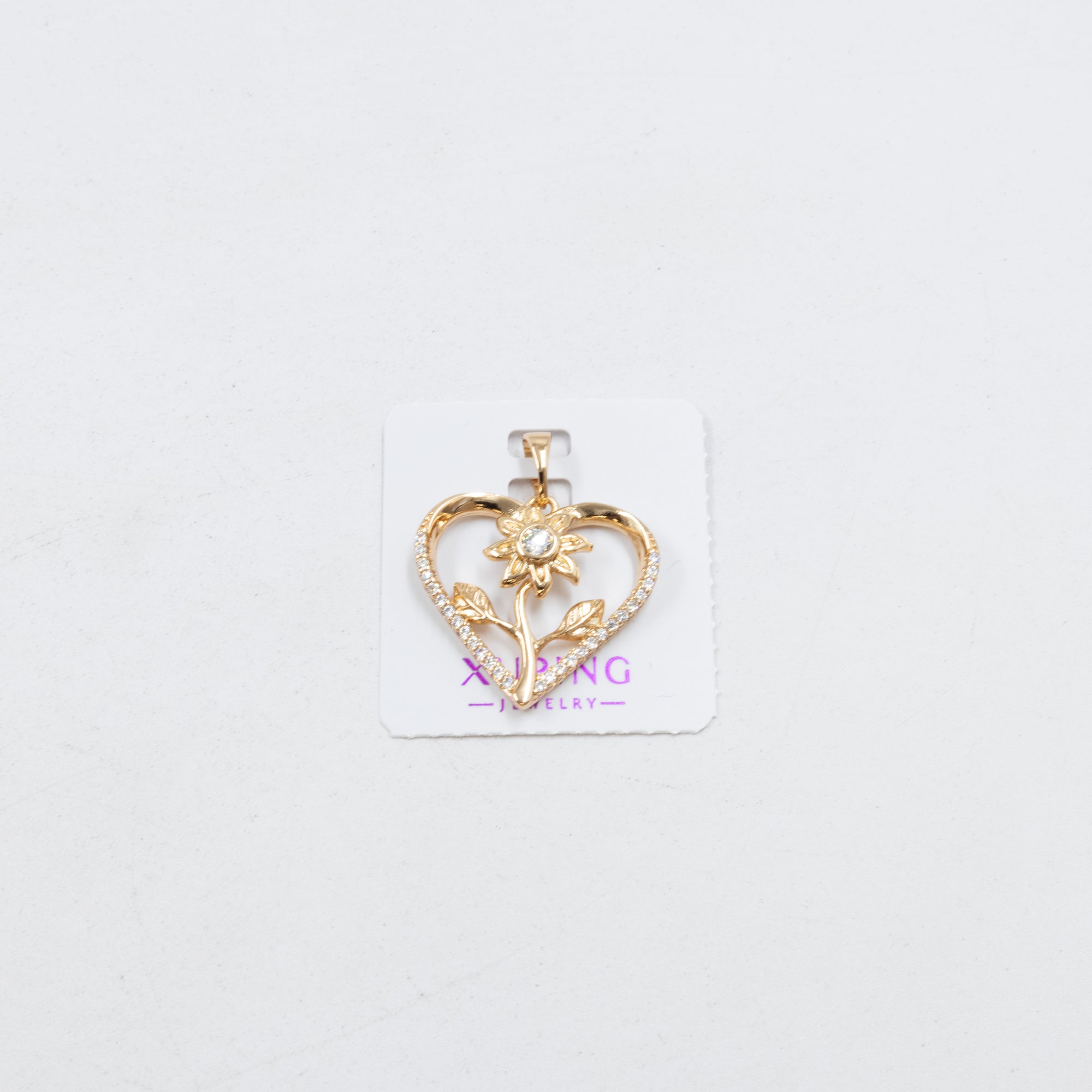 Dijes Xuping con Piedras M3 Oro Laminado