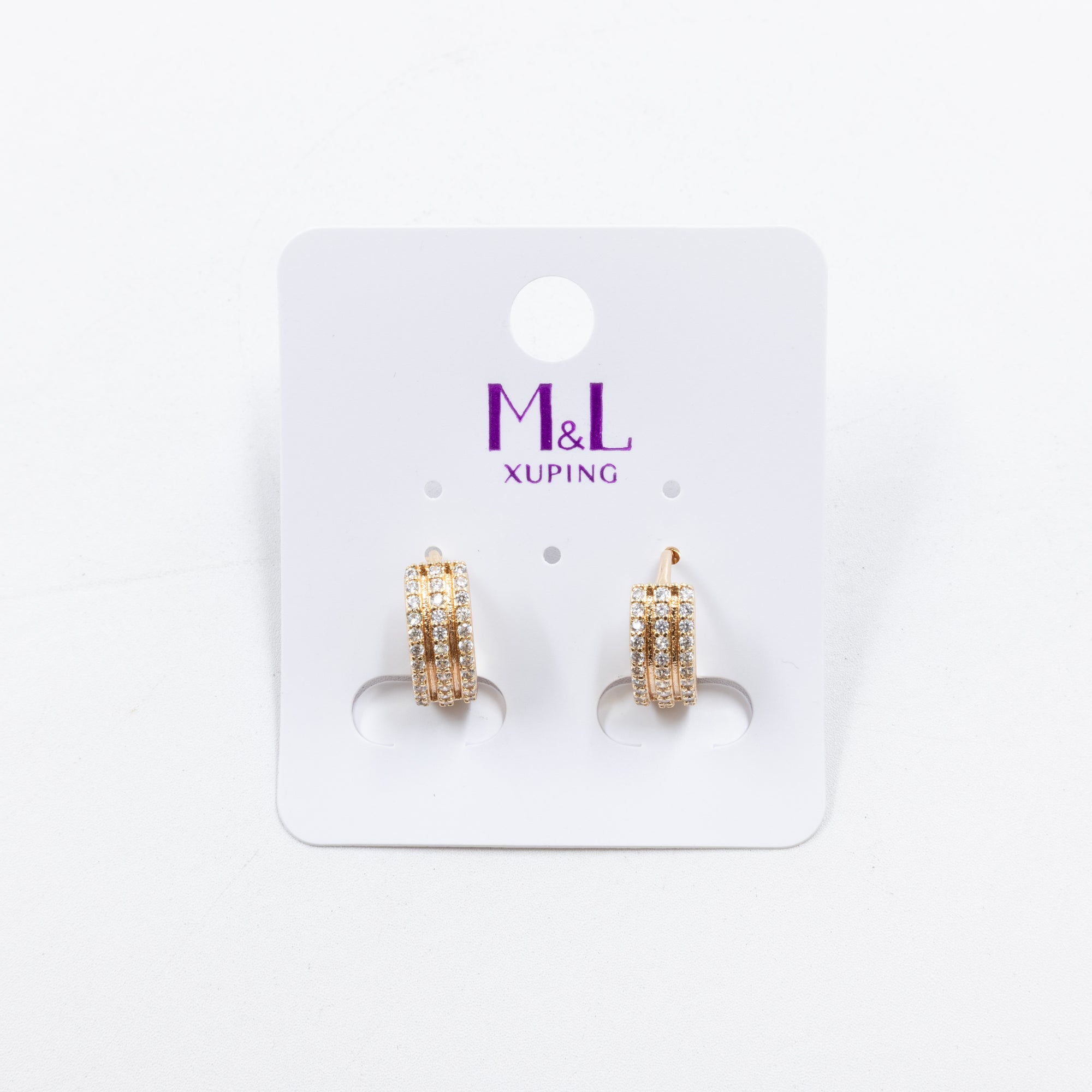Aretes Dorados Xuping de Aro M13 Oro Laminado