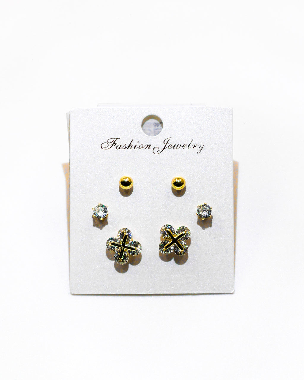 Set Aretes X3 - M10 Oro Laminado