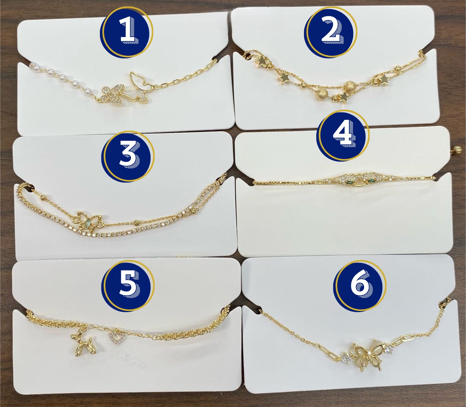 Pulsera Dorada Ansheli M1 Oro Laminado