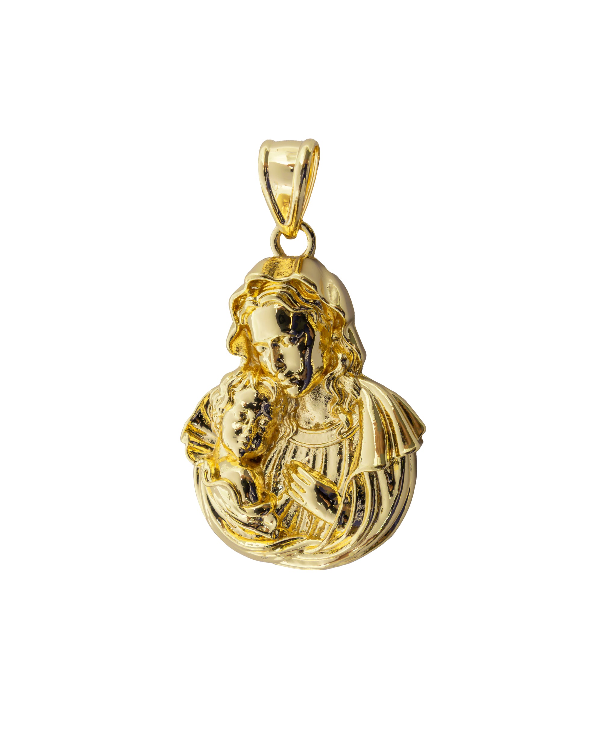 Dije de la virgen maria  M167 - Oro laminado